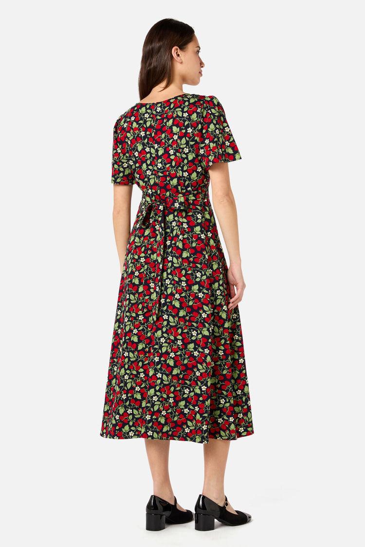 Raspberry Midi Dress Product Image