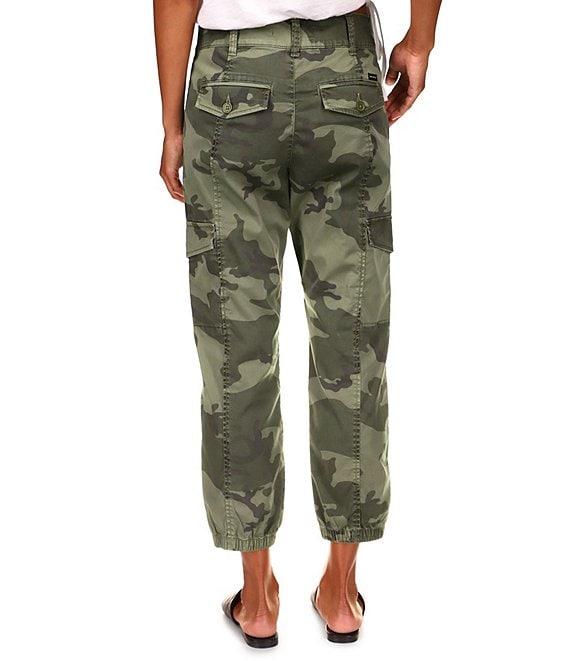 Sanctuary Rebel Camo Print Cargo Pocket High Rise Ankle Pants Product Image