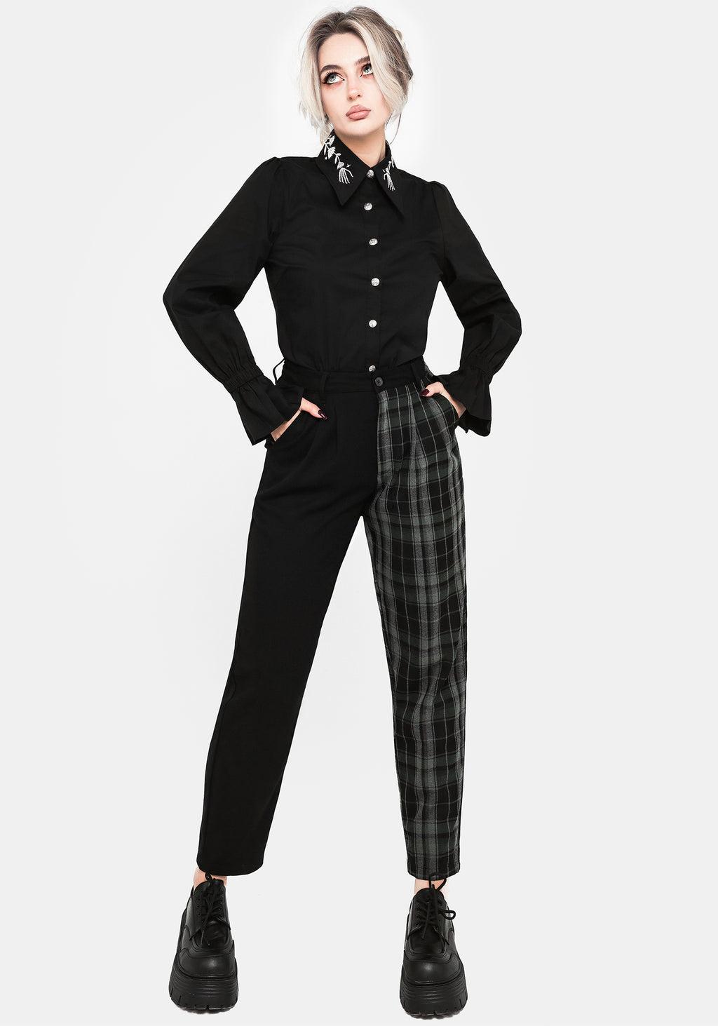 Checkmate High Waist Tapered Trousers Product Image