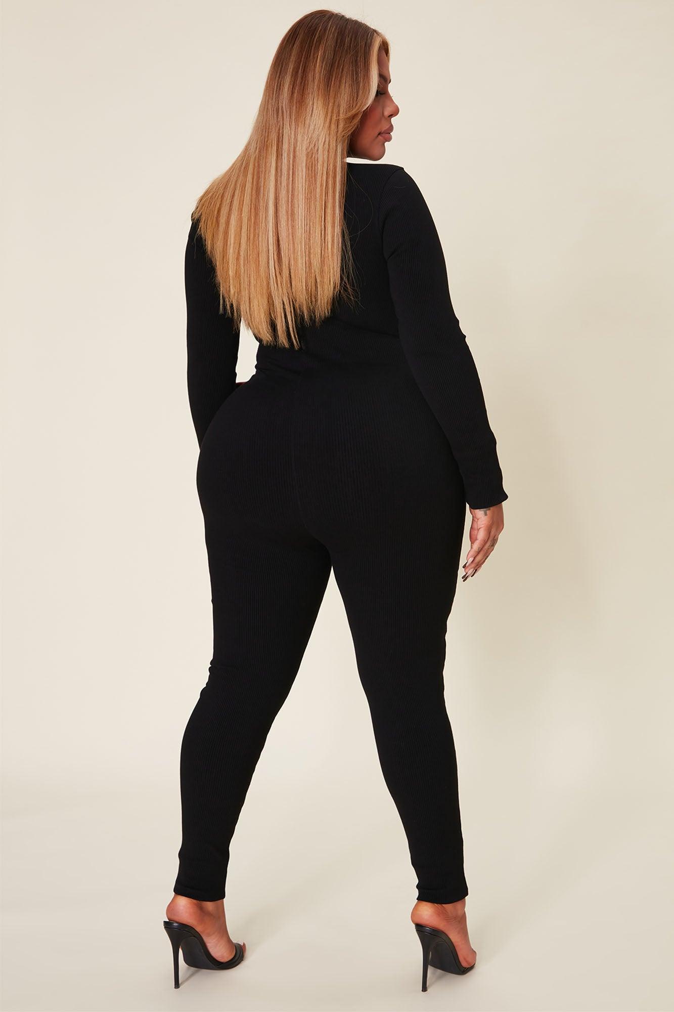 Maribel Snatched Jumpsuit - Black Product Image