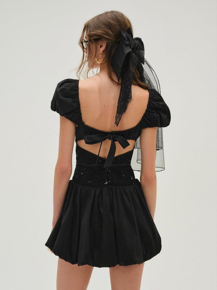 Mckenna Mini Dress — Black Product Image