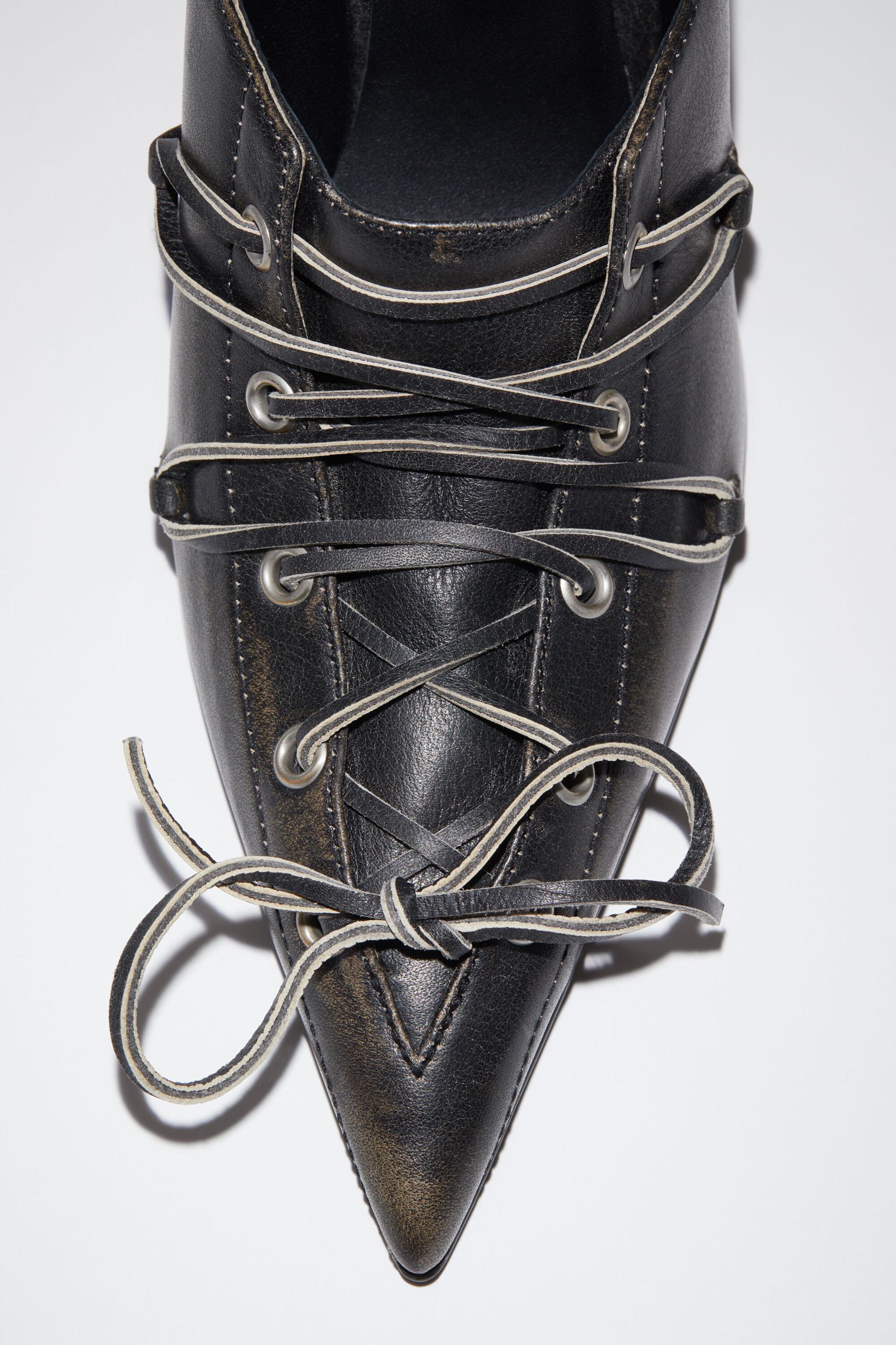 Lace-up heel mule Product Image