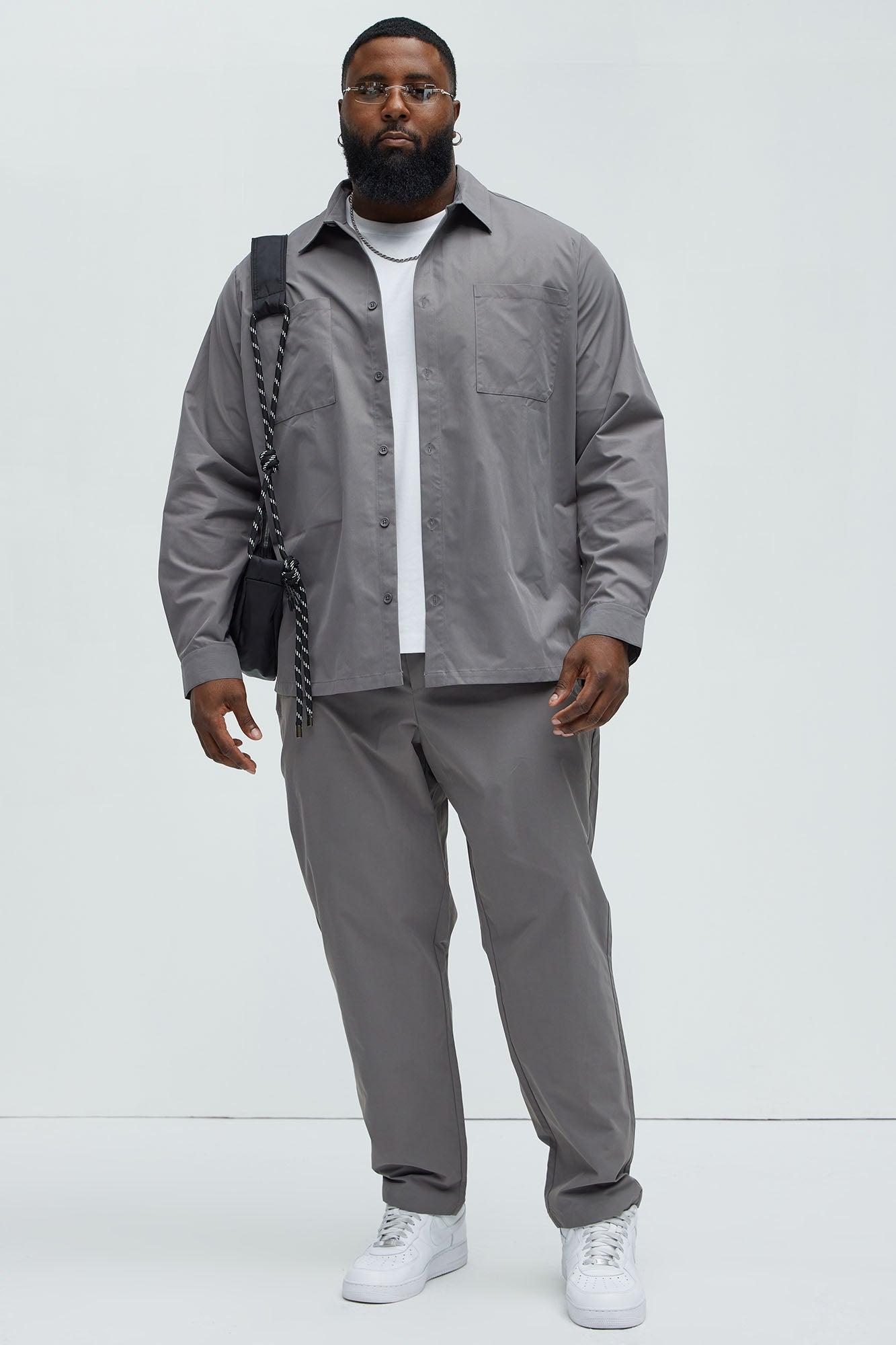 Ansel Tech Shirt - Charcoal Product Image