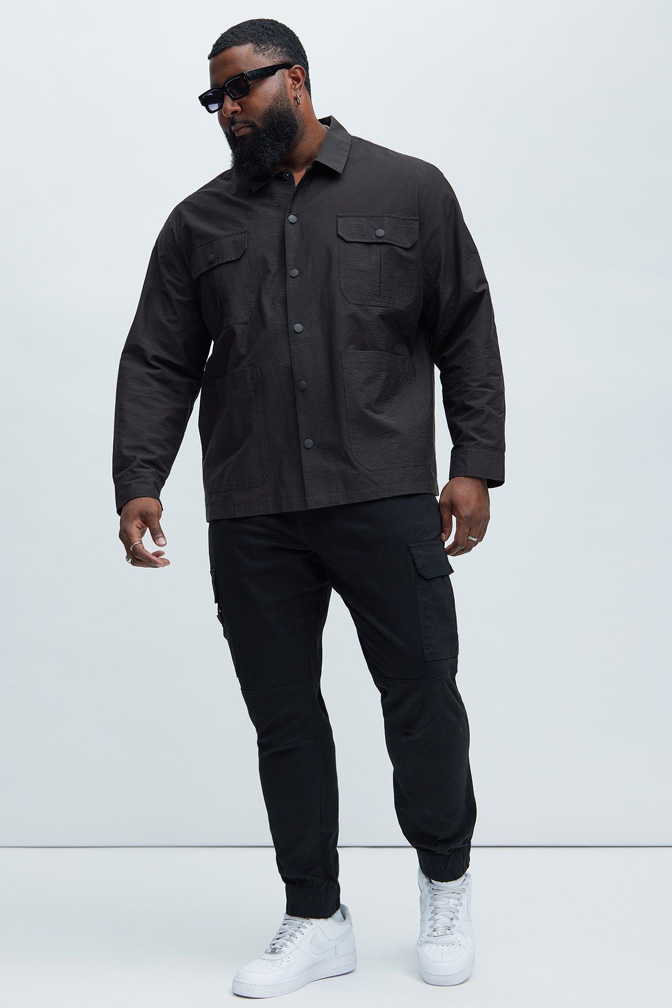Slim Kryptonite Cargo Jogger - Black Product Image