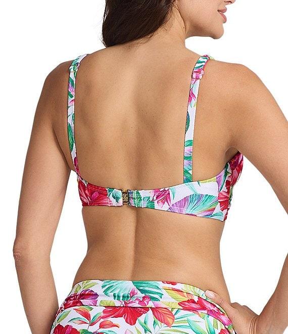 Tommy Bahama Island Cays Fiesta Floral Print High Waist Hipster Swim Bottom Product Image