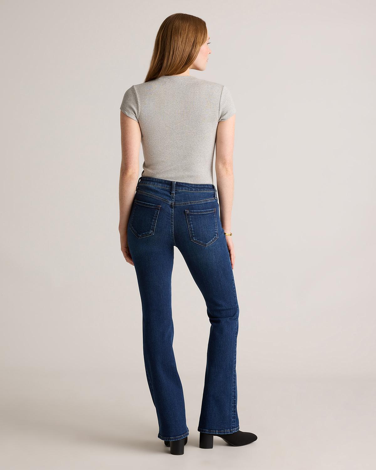 Quince | Women's Luna Stretch Flare Jeans Organic Cotton Product Image