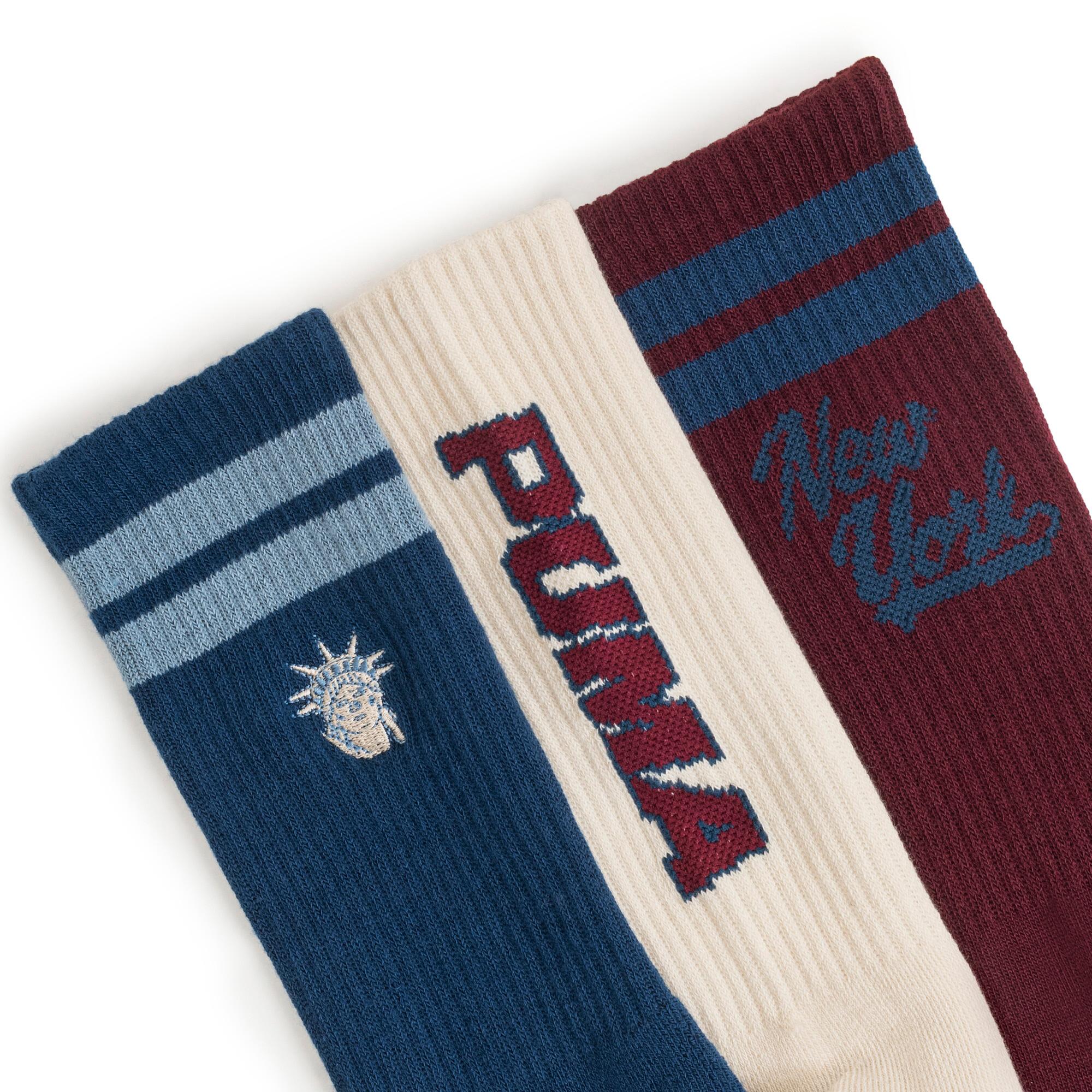 3PK Mens 1/2 Terry Crew Men Product Image