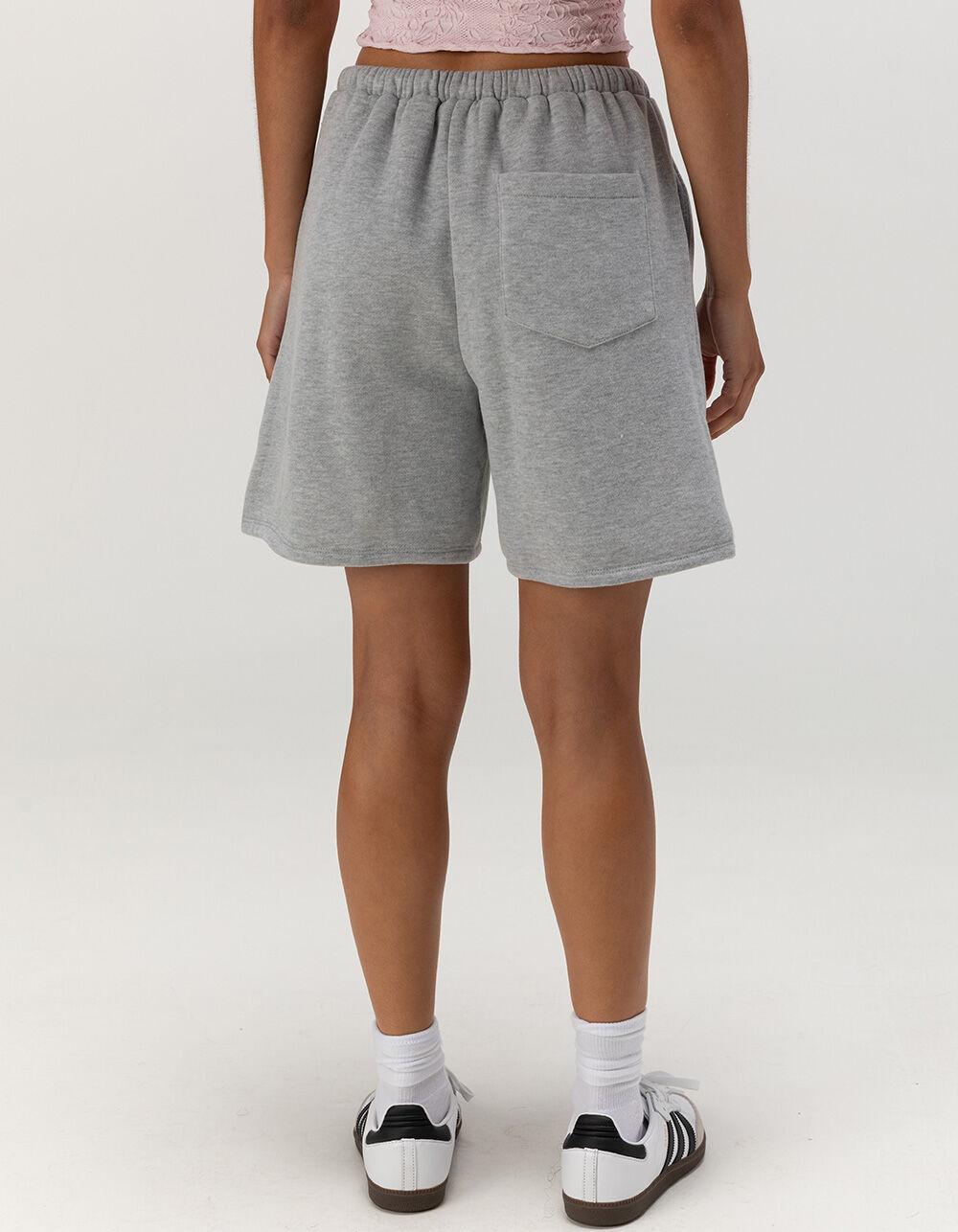TILLYS Womens Sweat Jorts - HEATHER GRAY Product Image