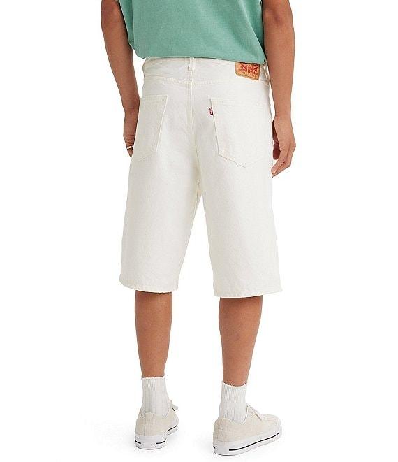 Levi's® 469 Loose Fit 12#double; Inseam Mid Rise Denim Shorts Product Image