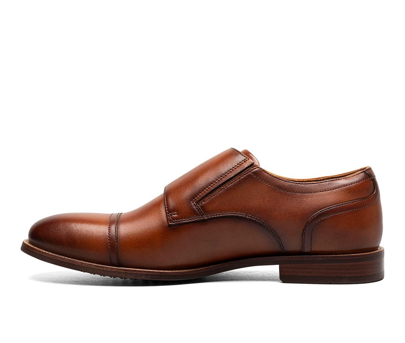 Men's Florsheim Rucci Cap Toe Double Monk Strap Dress Shoes Product Image