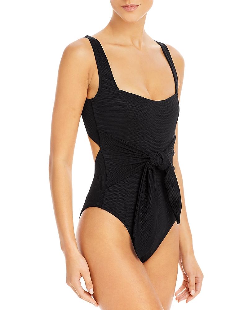 Womens Balboa One-Piece Draped Swimsuit Product Image