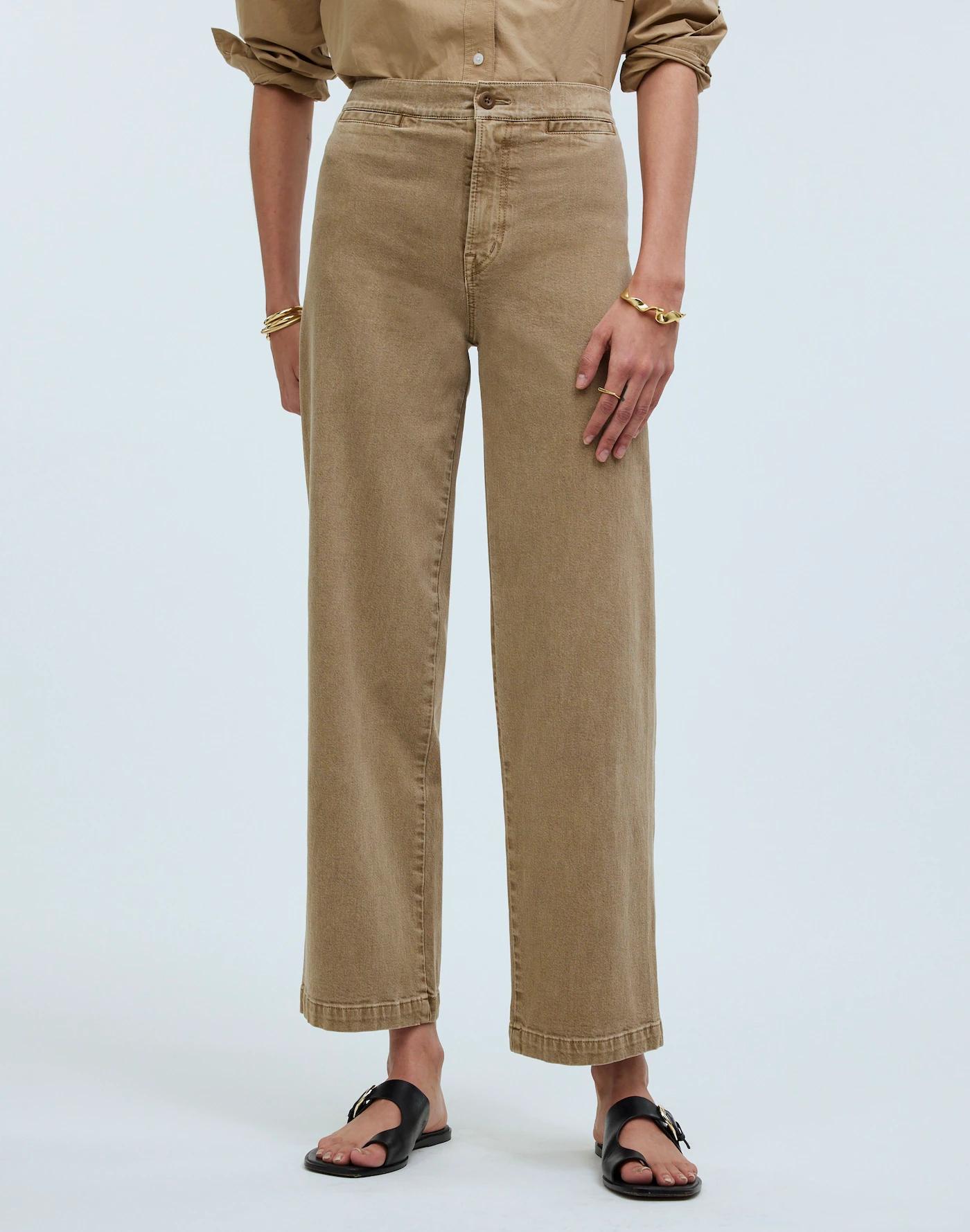 The Emmett Wide-Leg Crop Pant: Welt Pocket Edition Product Image