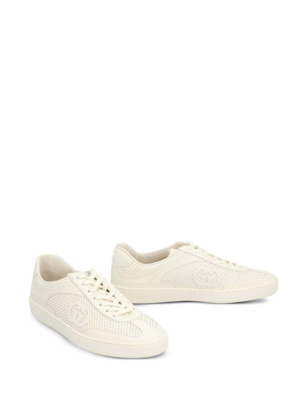 G75 leather perforated logo sneakers Product Image