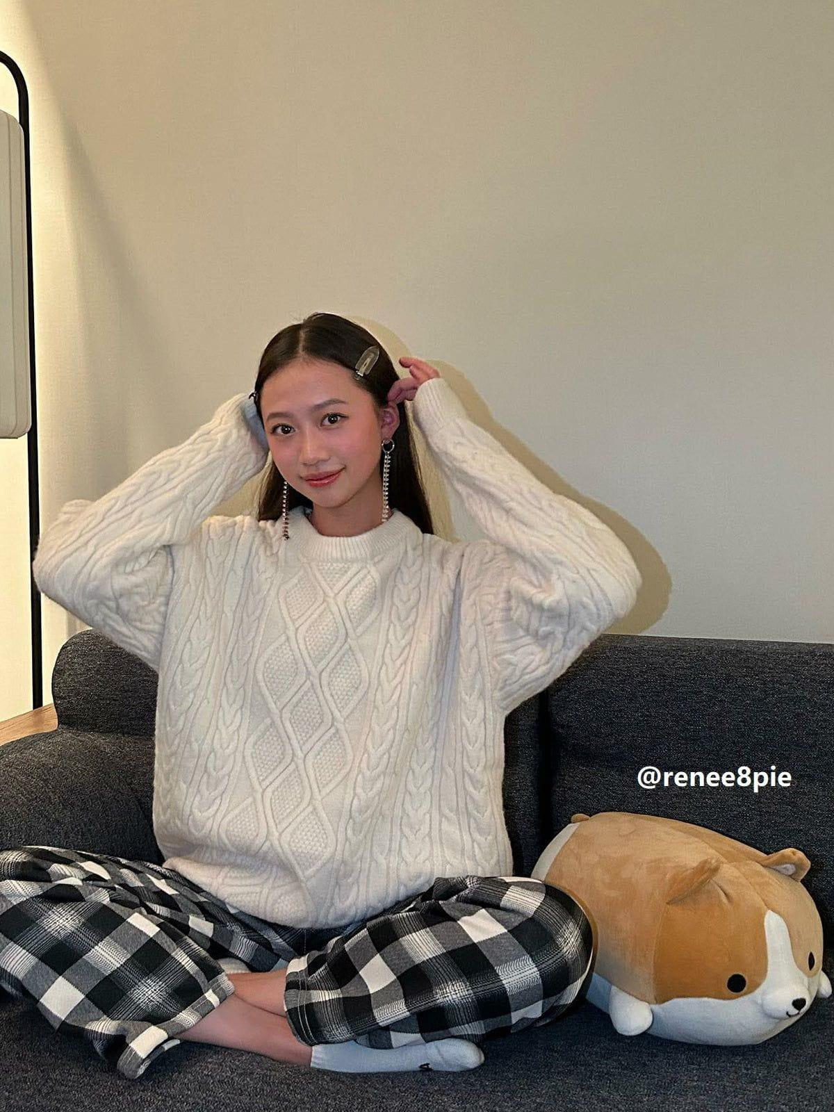 Aelfric Eden Solid Color Crew Neck Sweater US only Product Image