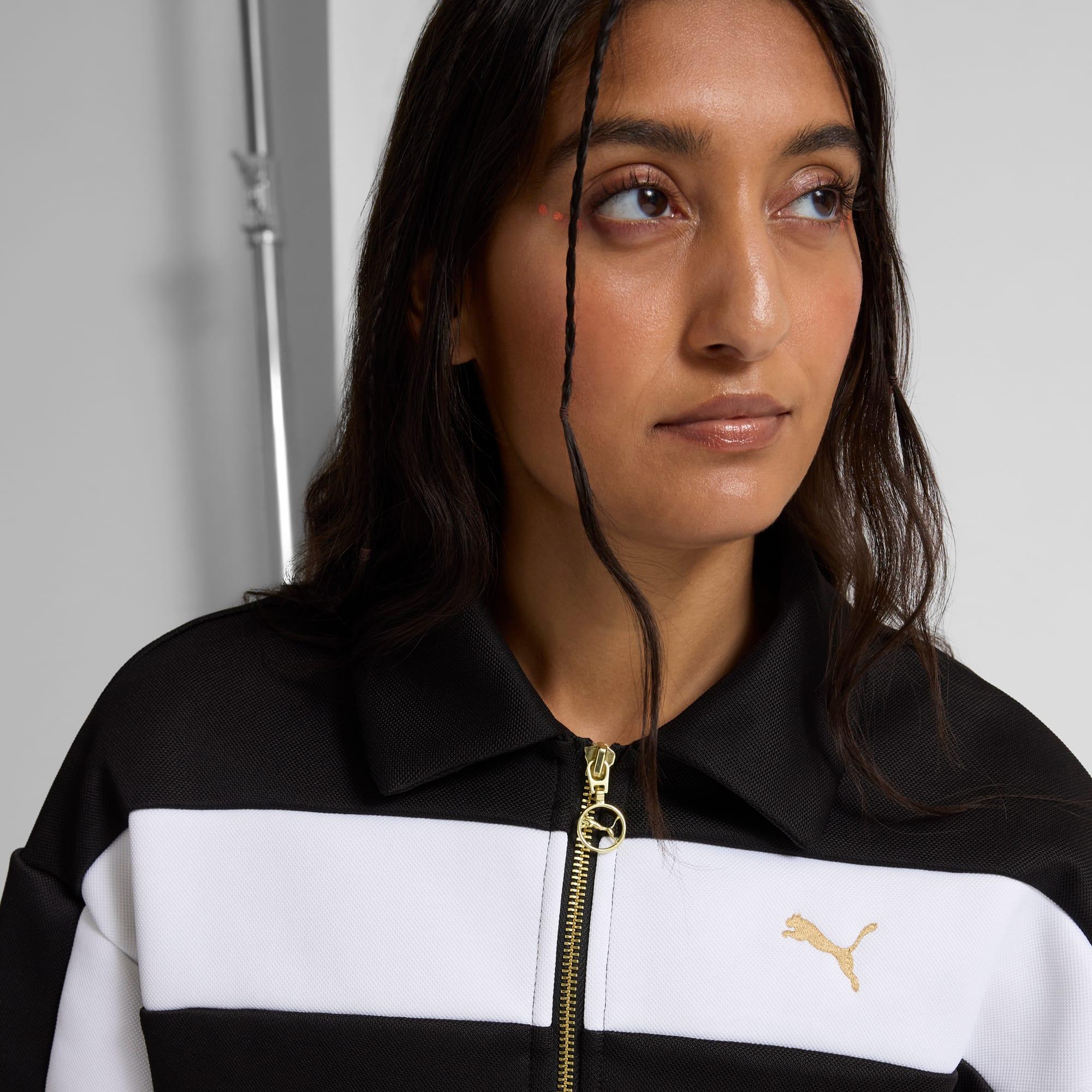 PUMA Women's Relaxed Crop Track Jacket Product Image