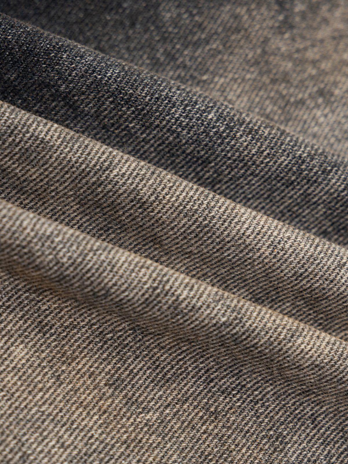 Aelfric Eden Mud Dyeing Denim Zip Up Hoodie Product Image