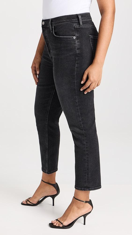 AGOLDE Riley High Rise Straight Crop Jeans | Shopbop Product Image
