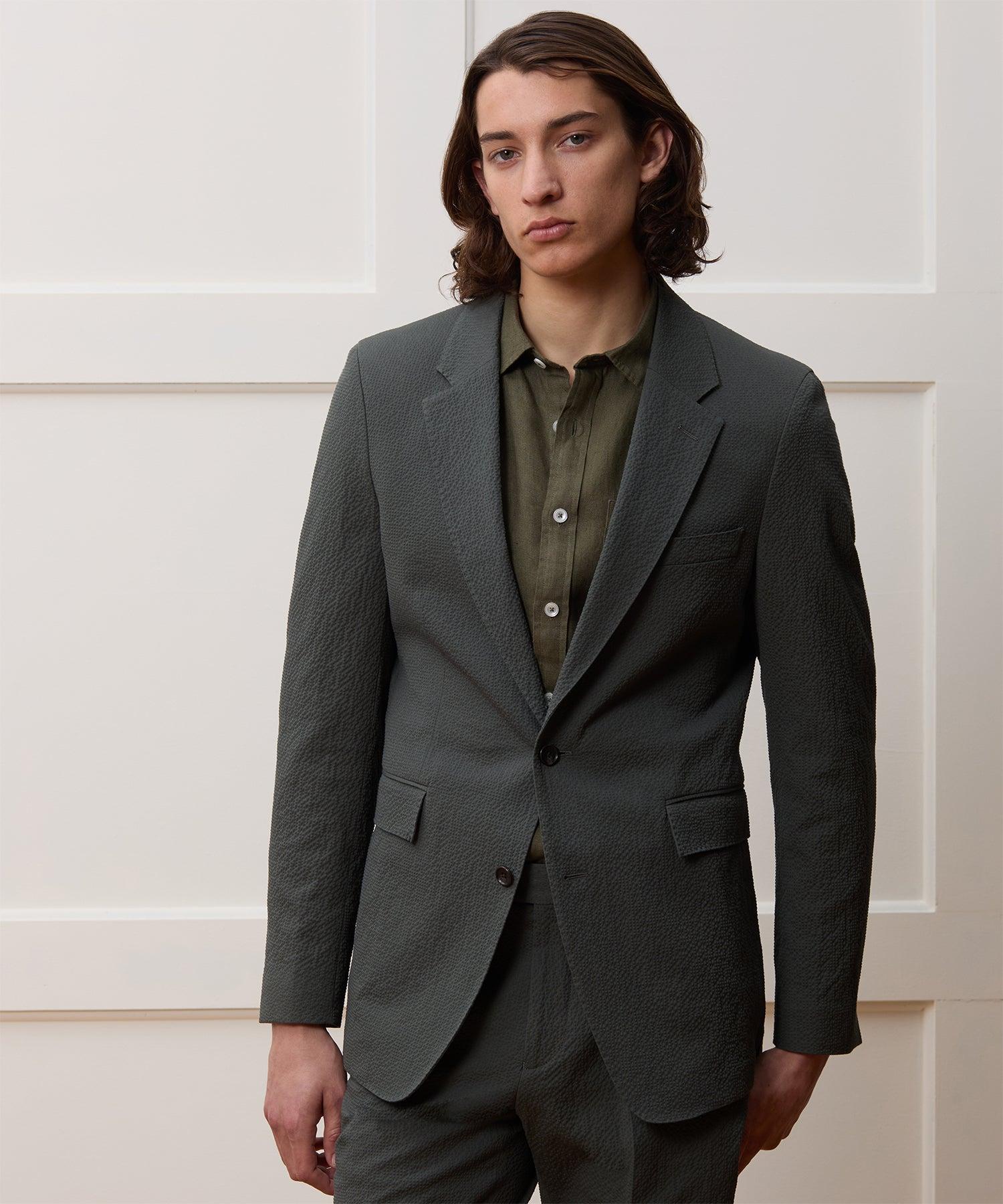 Italian Seersucker Sutton Jacket Product Image