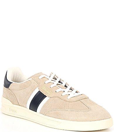 Polo Ralph Lauren Mens Heritage Aera Vintage Paneled Sneakers Product Image