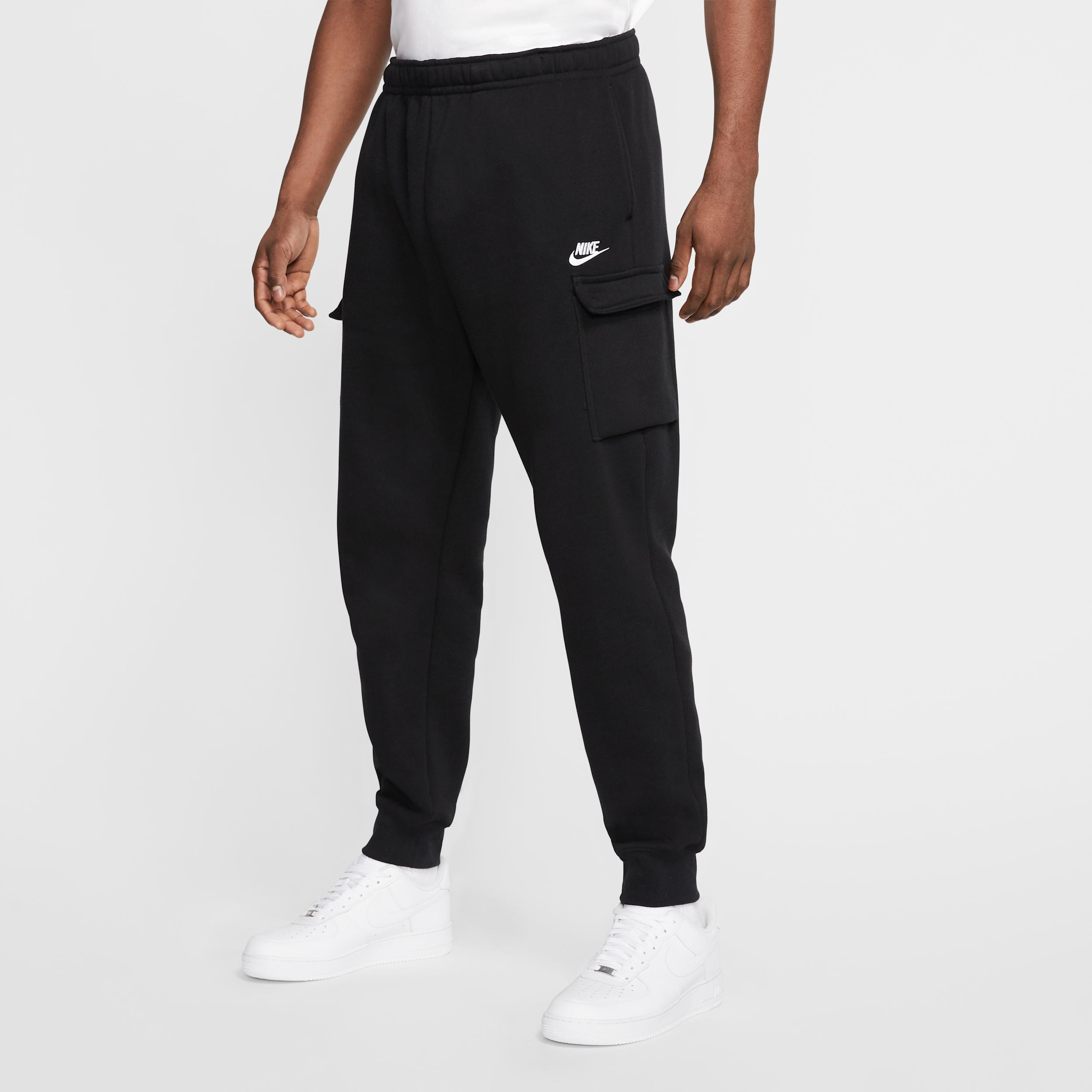 Mens Nike Sportswear Club Fleece Cargo Pants | CD3129-010 Product Image