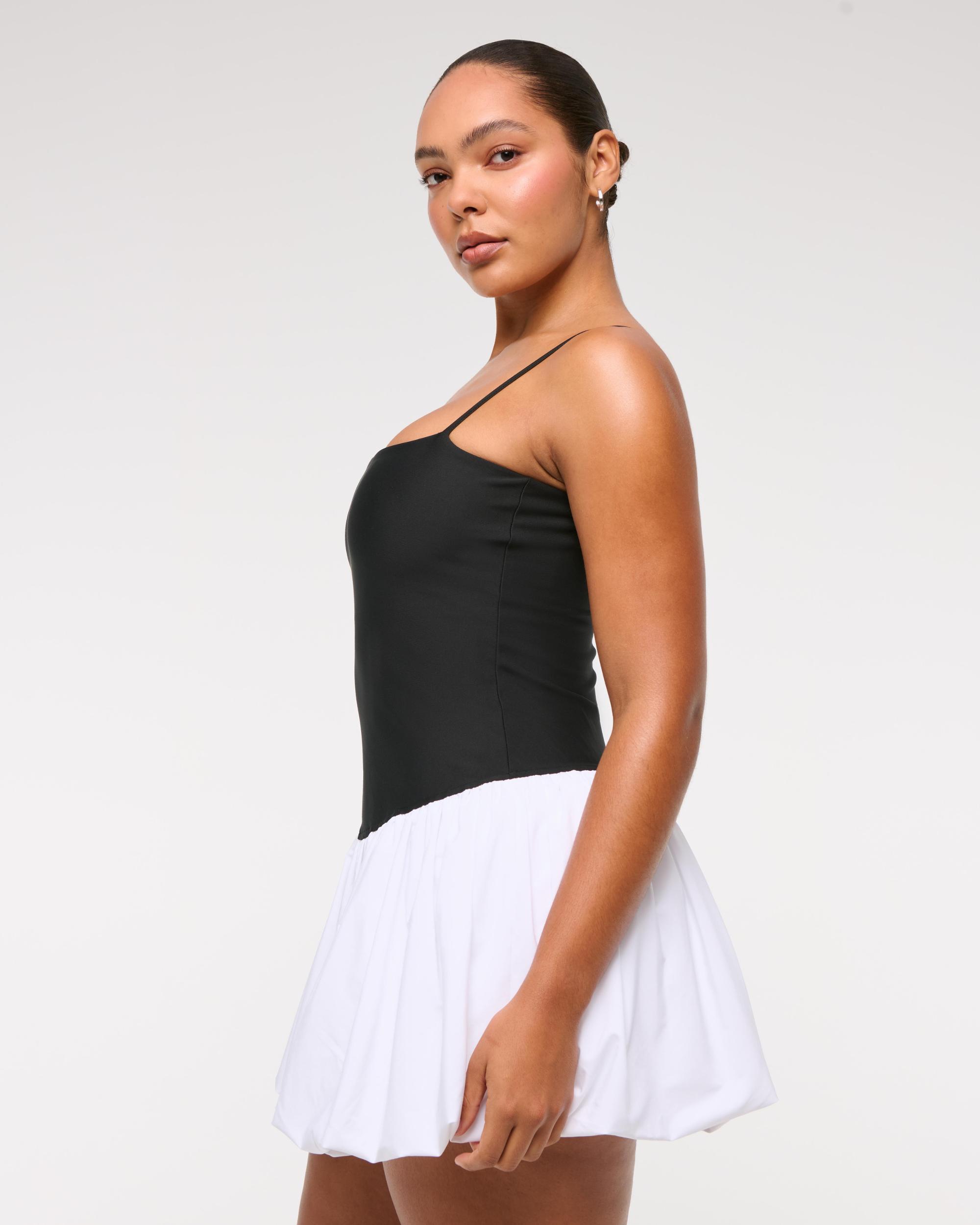 YPB sculptLUX Bubble Hem Mini Dress Product Image