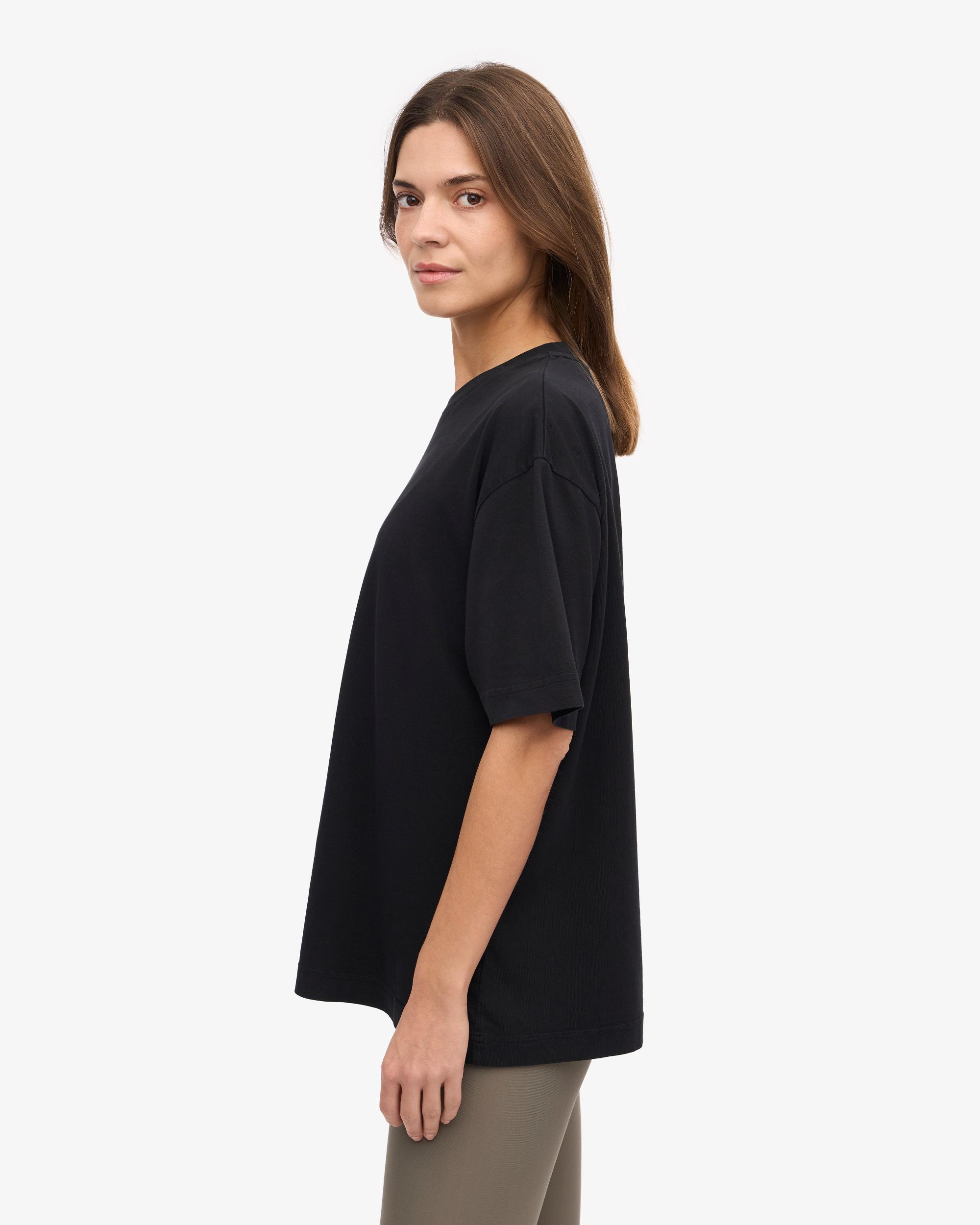 Oversized Organic T-Shirt - Deep Black Product Image