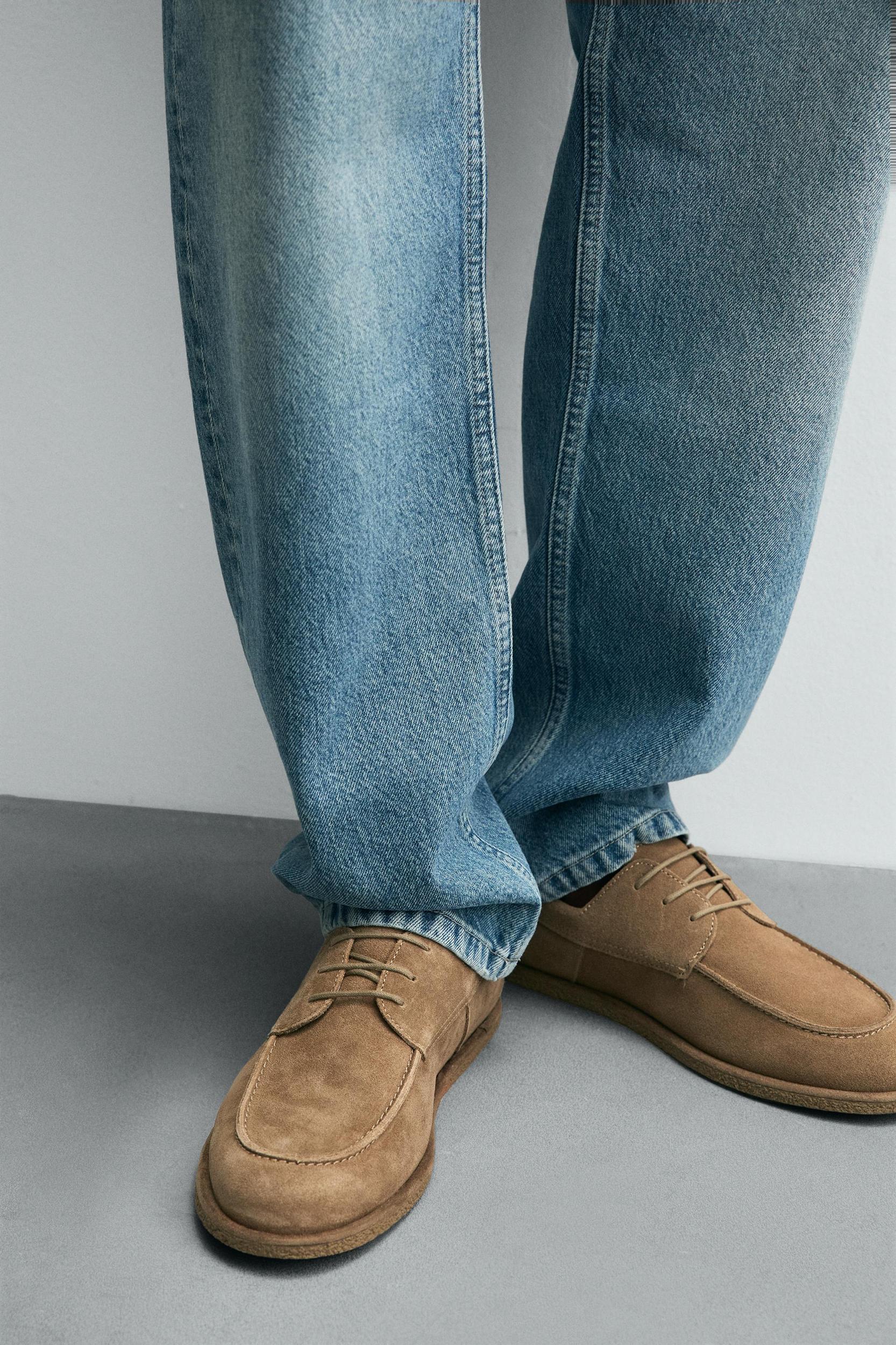 CASUAL LEATHER BOAT SHOES Product Image