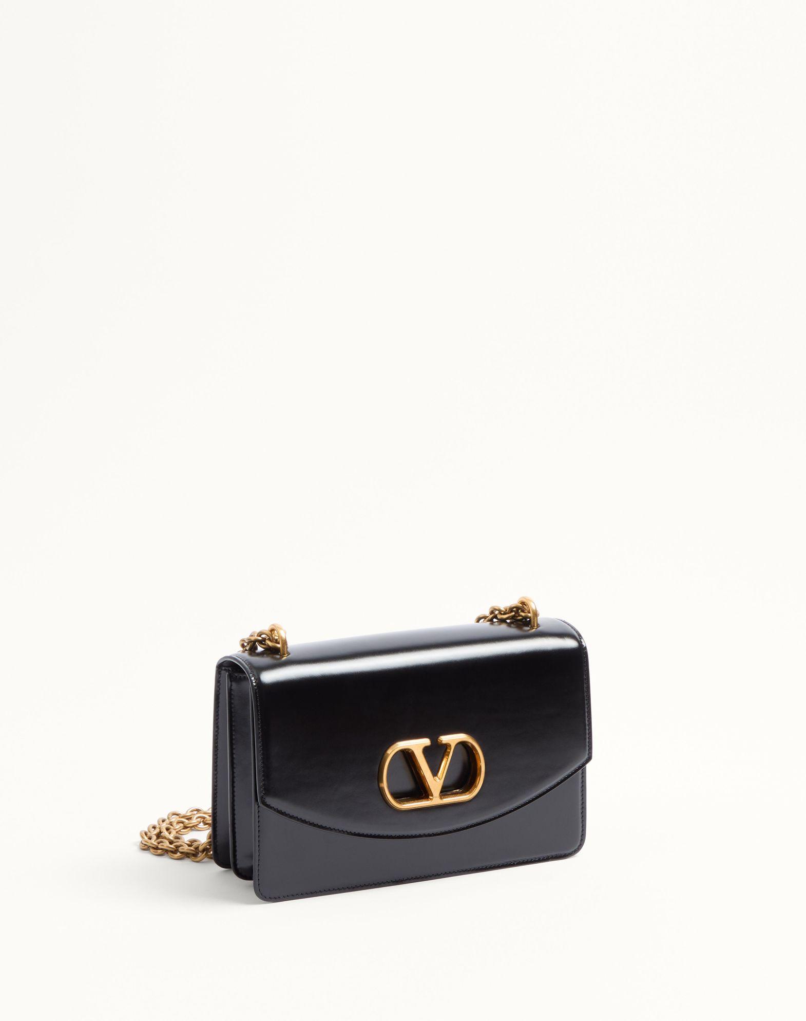 Valentino Garavani Vain Shoulder Bag In Shiny Calfskin Product Image