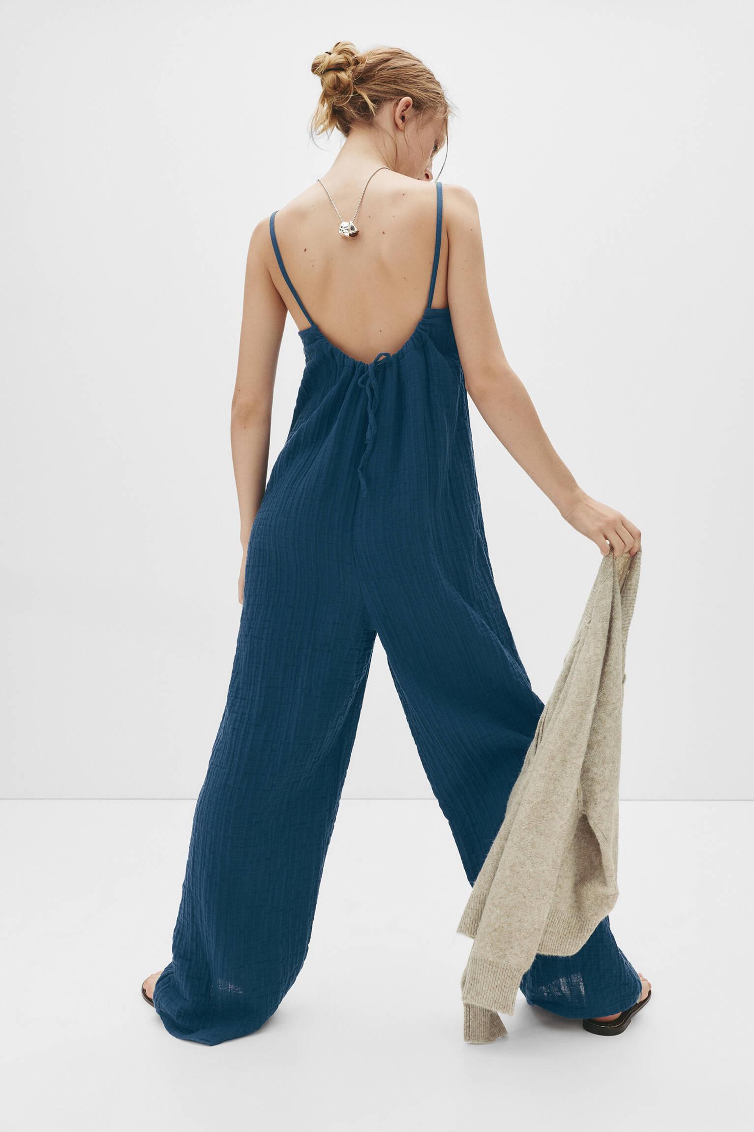 Crepe Long Jumpsuit Product Image