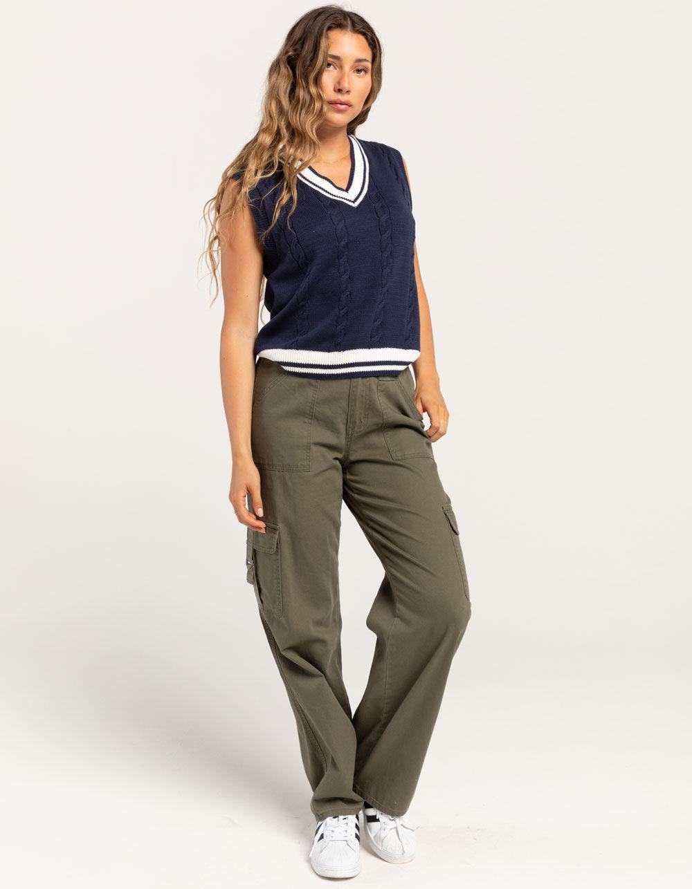 RSQ Womens Tipping Sweater Vest - NAVY COMBO Product Image