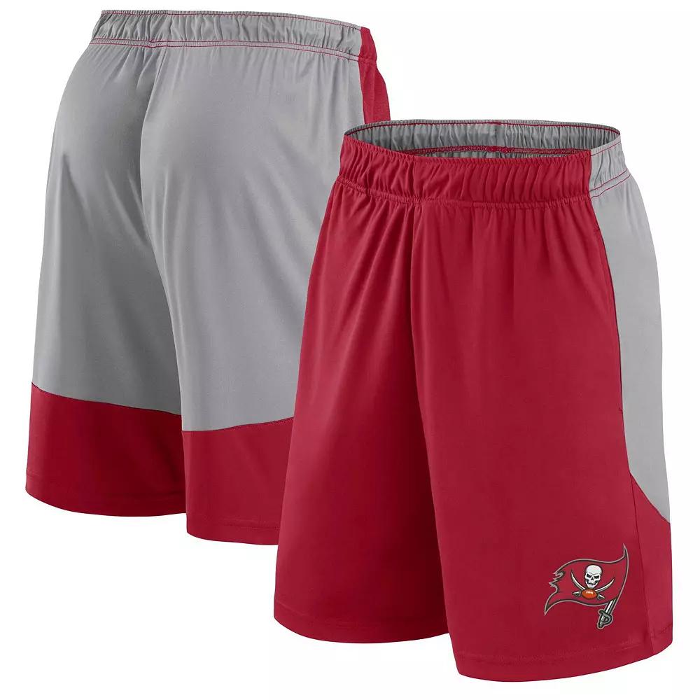 Men's Fanatics Red Tampa Bay Buccaneers Big & Tall Team Logo Shorts, Size: 4XB Product Image