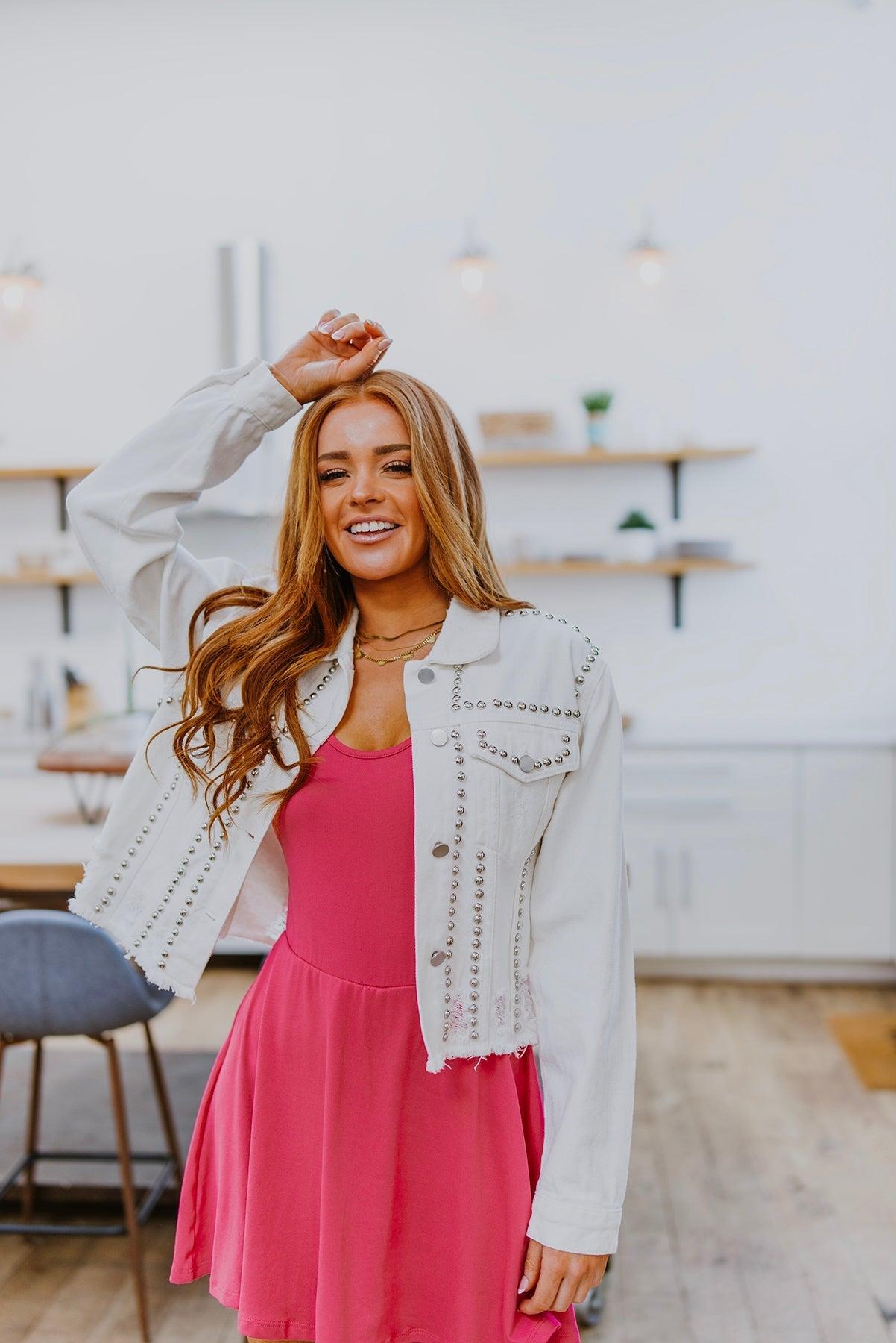 Lovely Visions Flower Embroidered Jacket (Online Exclusive) Product Image