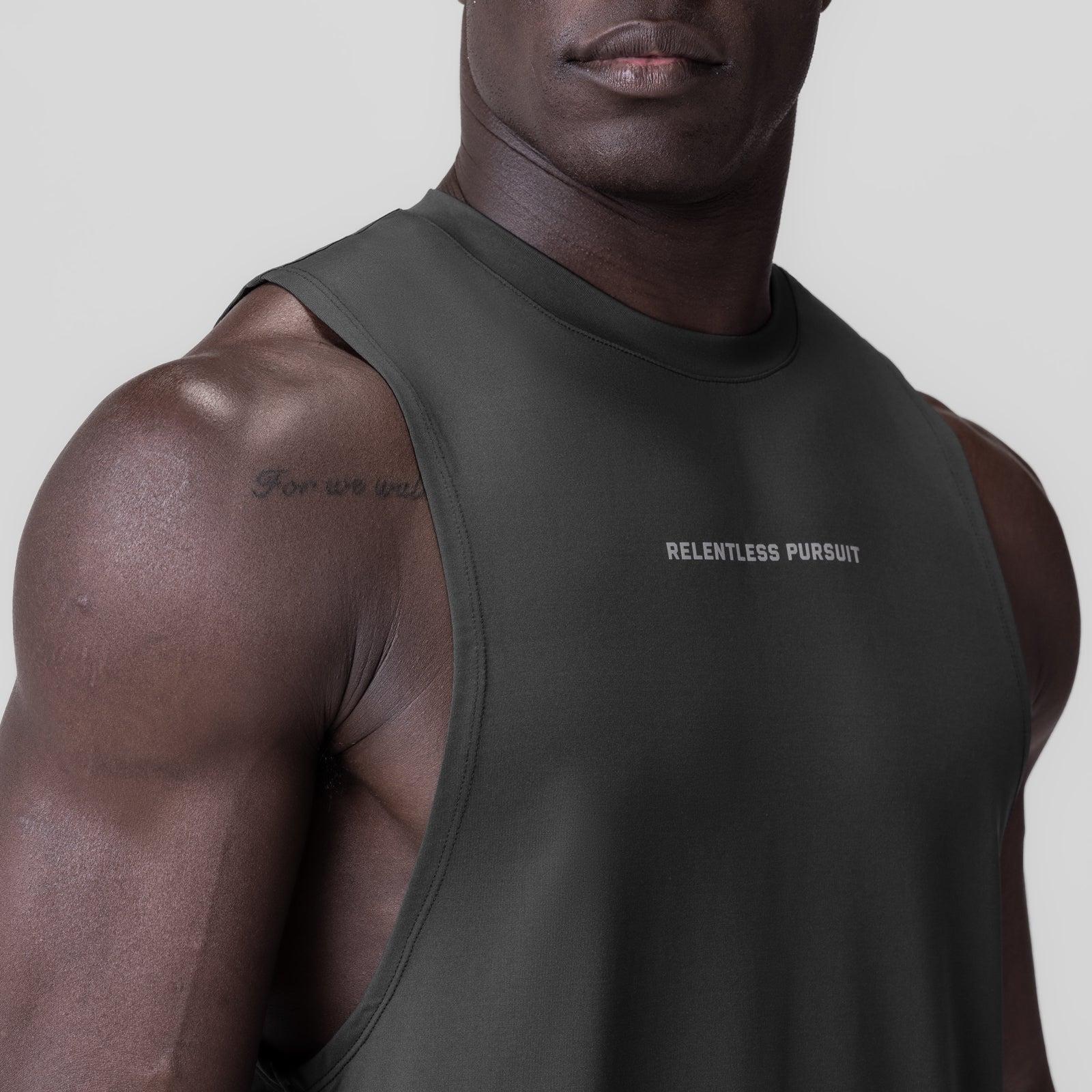 0837. 3D-Lite® 2.0 Lycra® Muscle Tank - Space Grey "RP" Product Image