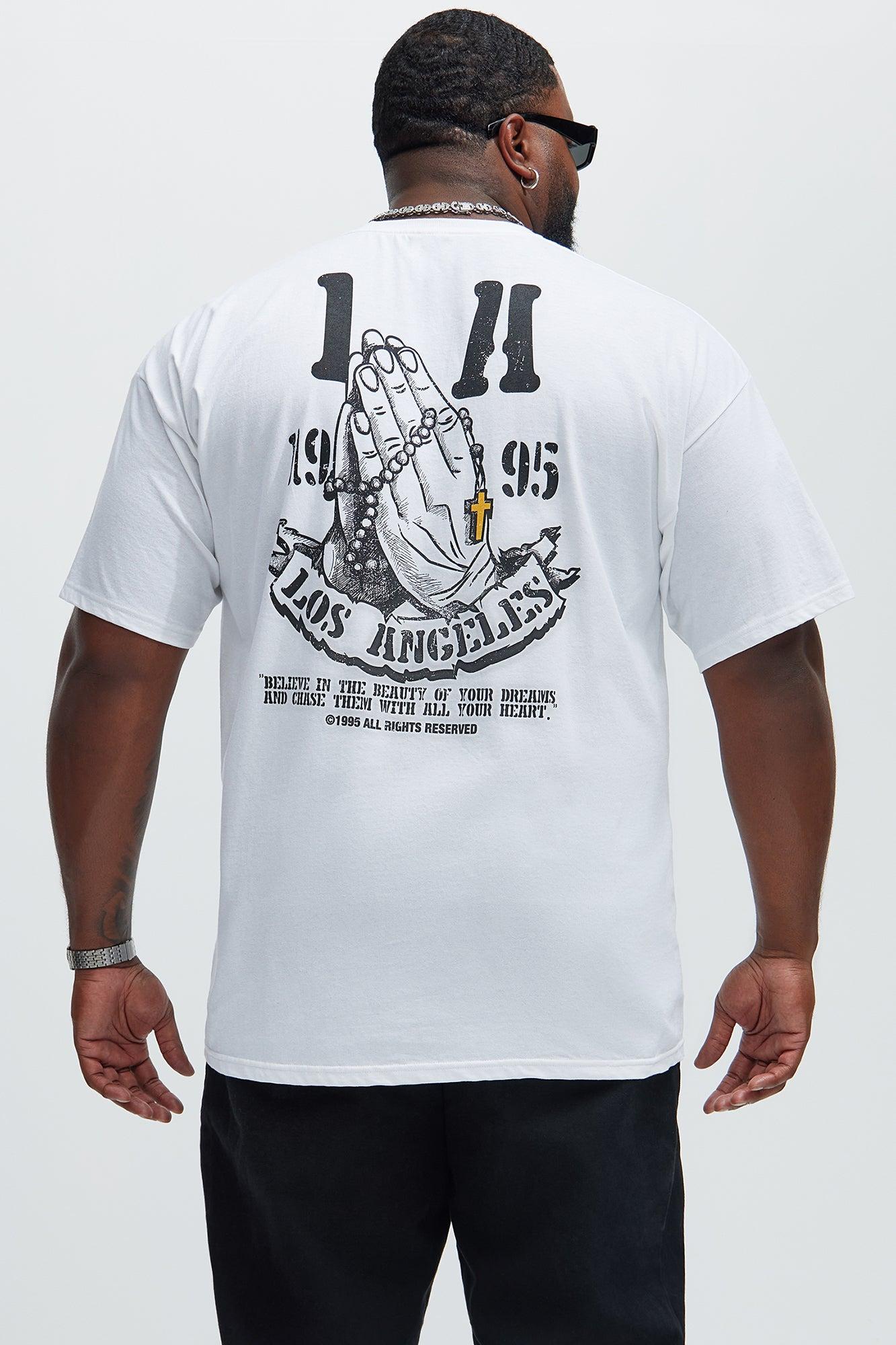 LA Blessed 1995 Short Sleeve Tee - White Product Image