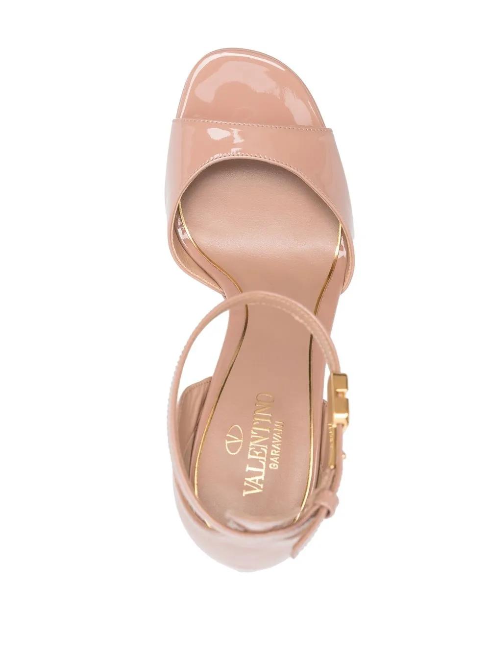 Tan-Go 155mm patent-leather pumps Product Image