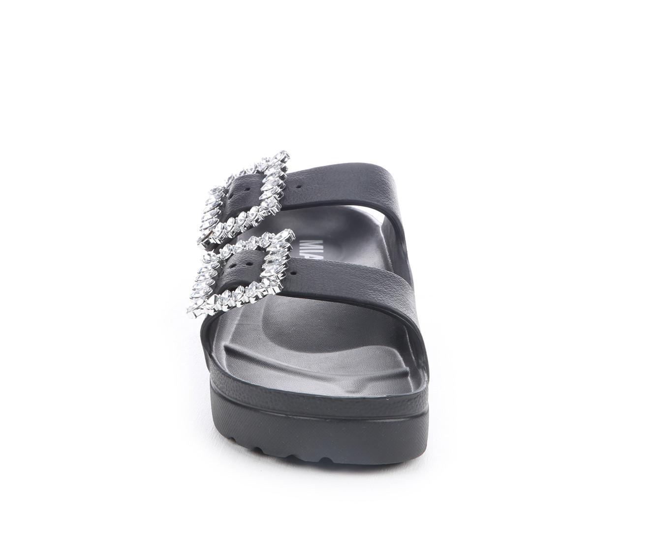Women's MIA Kiana Rhinestone Platform Sandals Product Image