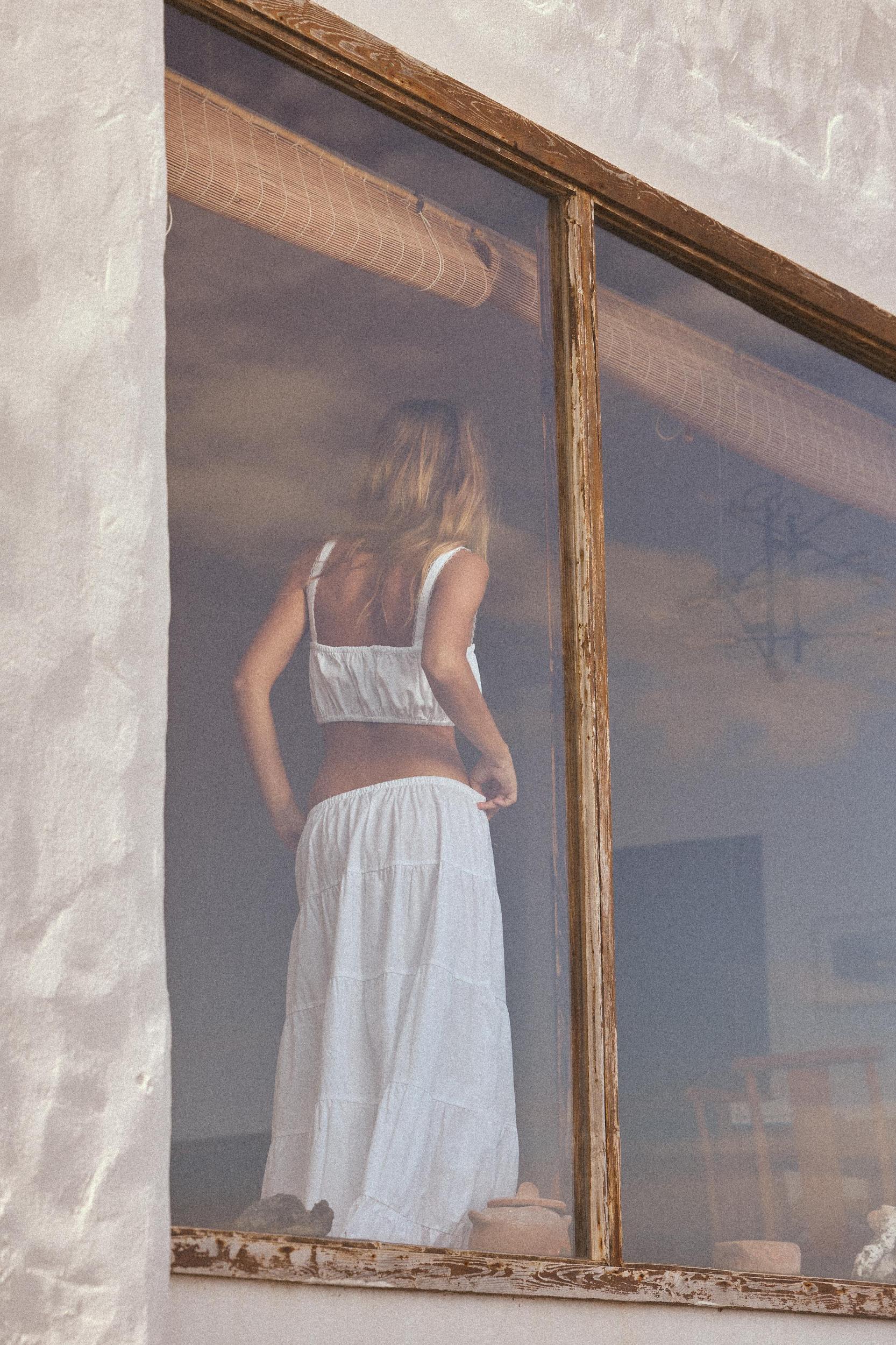 TIERED MAXI SKIRT Product Image