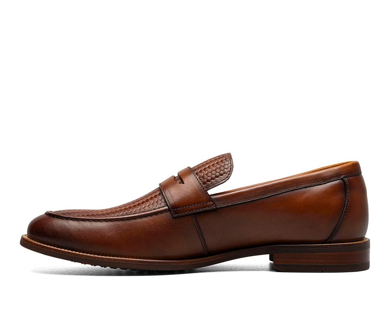 Men's Florsheim Rucci Weave Moc Toe Penny Dress Loafers Product Image