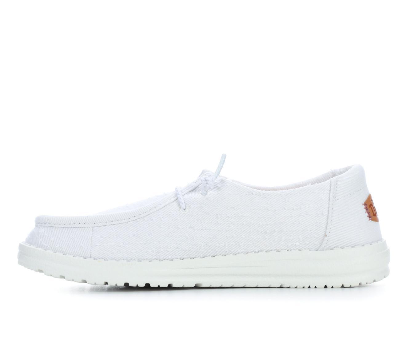 Women's HEYDUDE Wendy Perf Canvas Casual Shoes Product Image