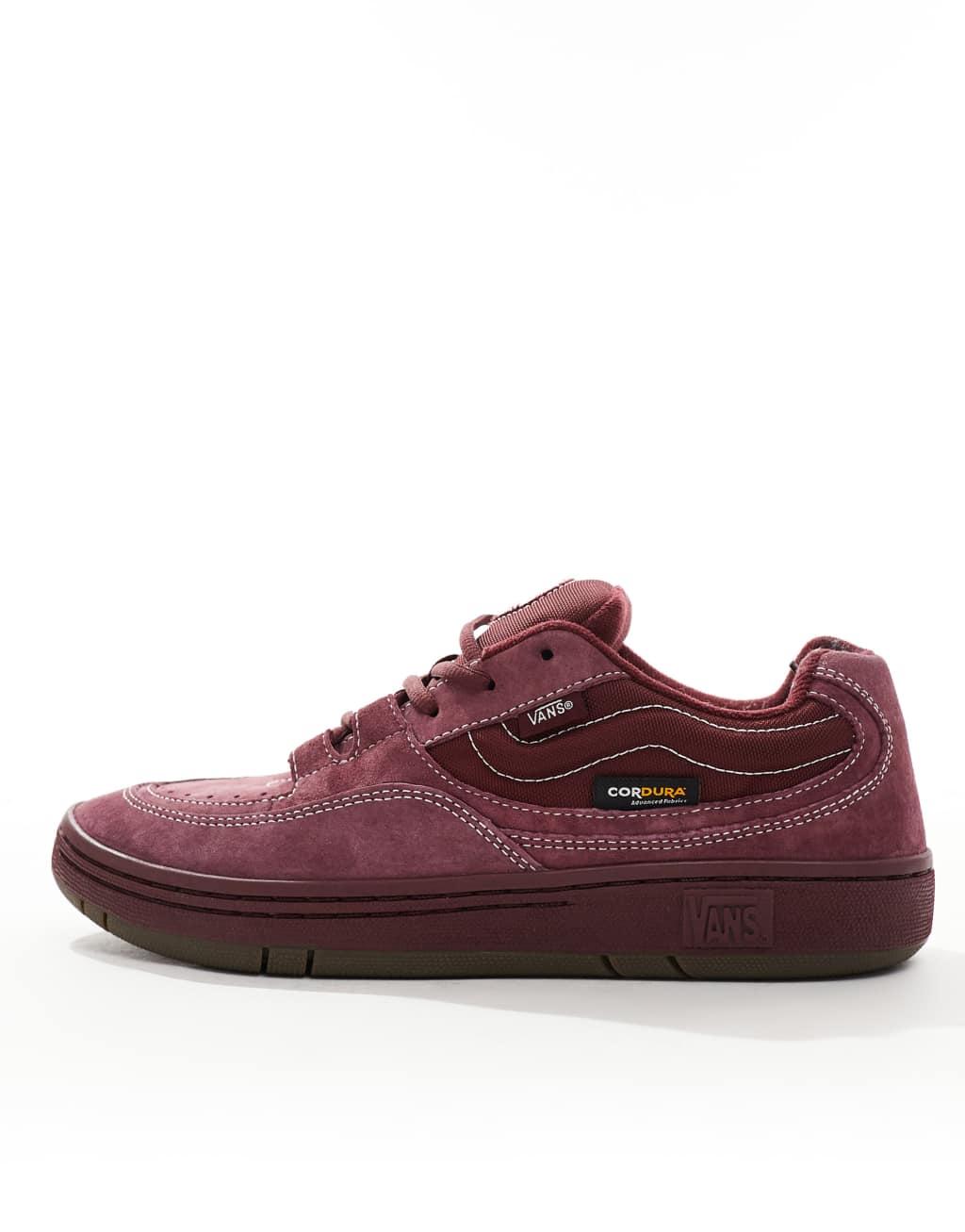 Vans Speed sneakers with Cordura in burgundy Product Image