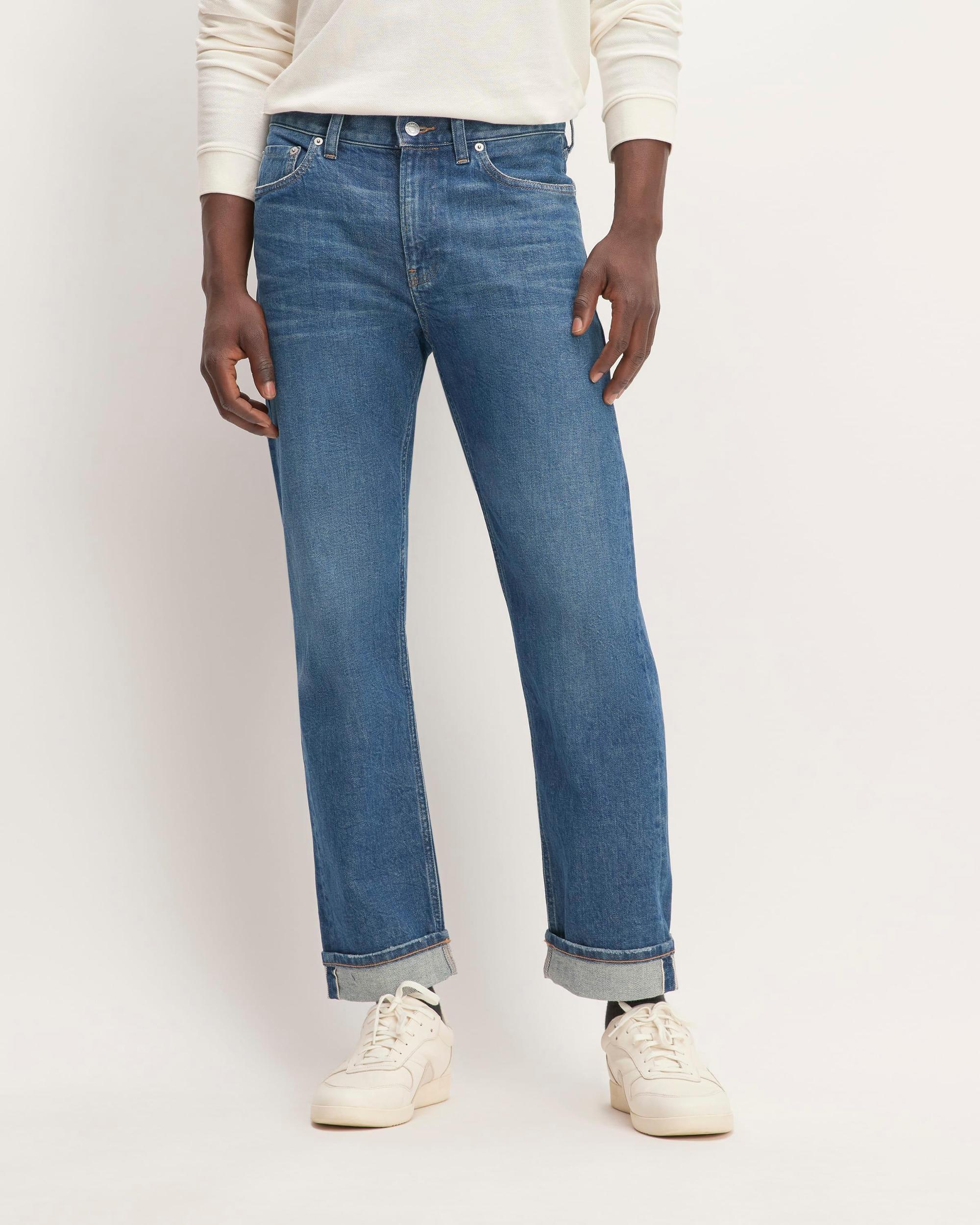 Mens Selvedge Straight Fit Jean by Everlane Product Image