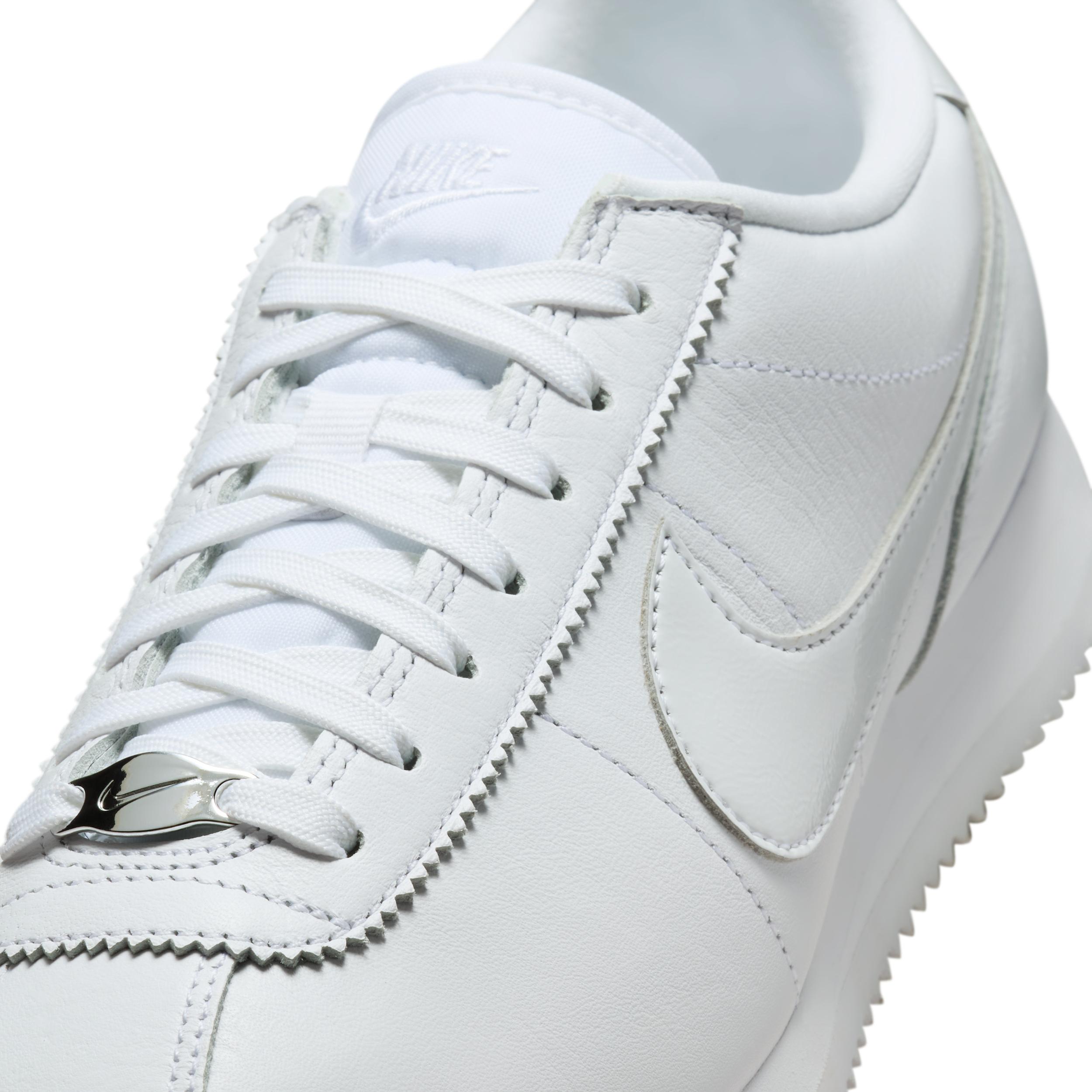 Nike Womens Cortez 23 Premium Leather Casual Shoes in White Product Image