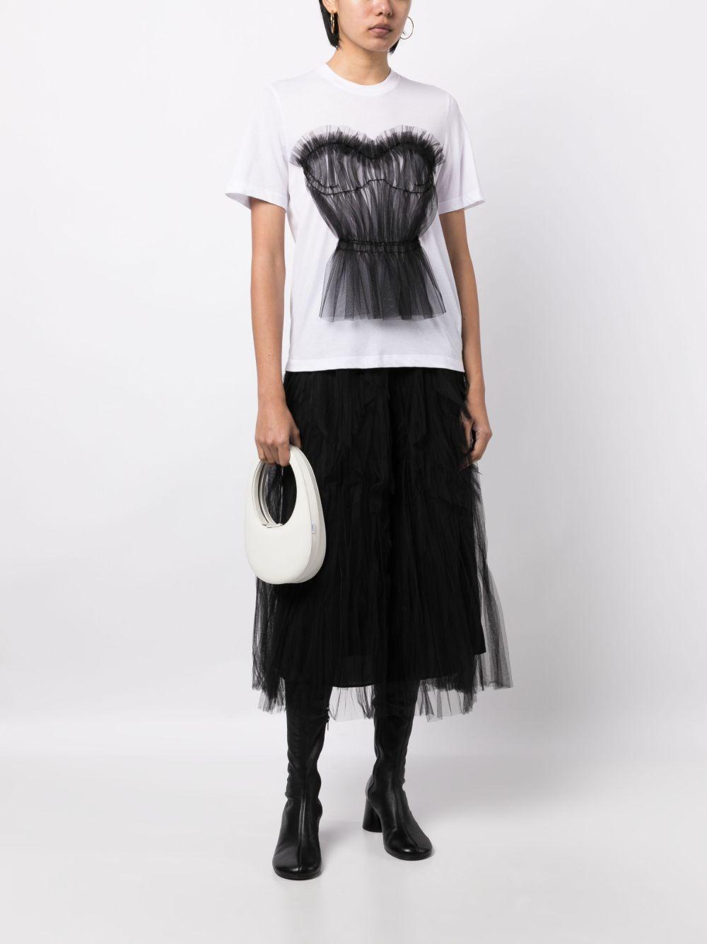 appliqué-detail cotton T-shirt Product Image