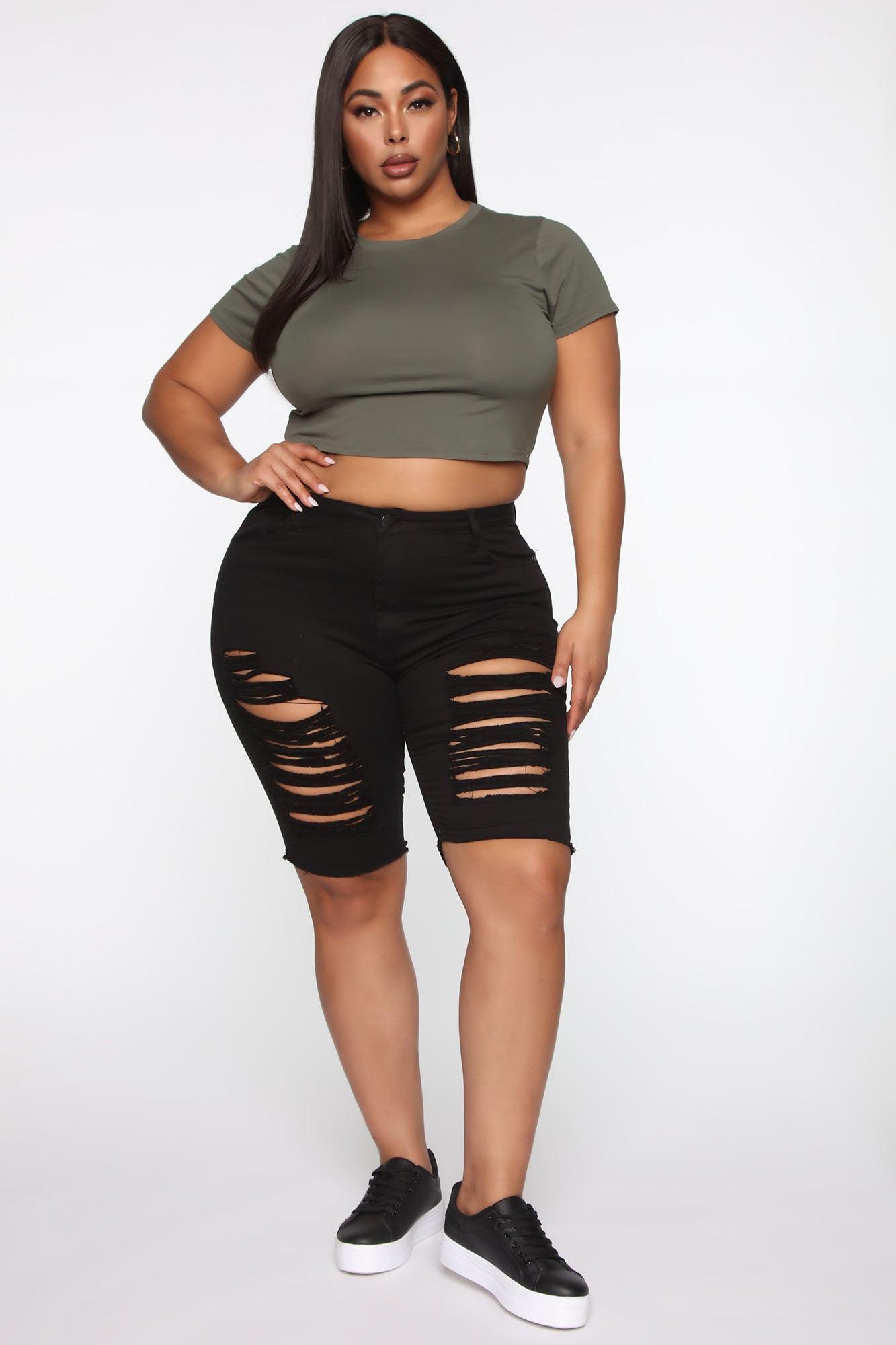Robin Crop Top - Army Green Product Image