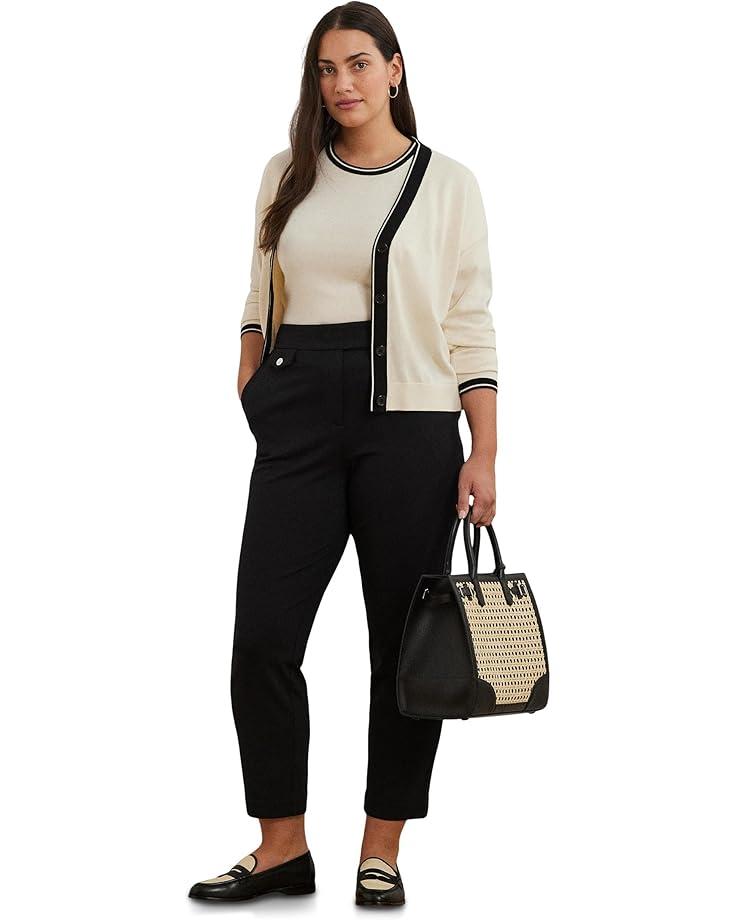 Plus Size Ponte Ankle Pant Product Image