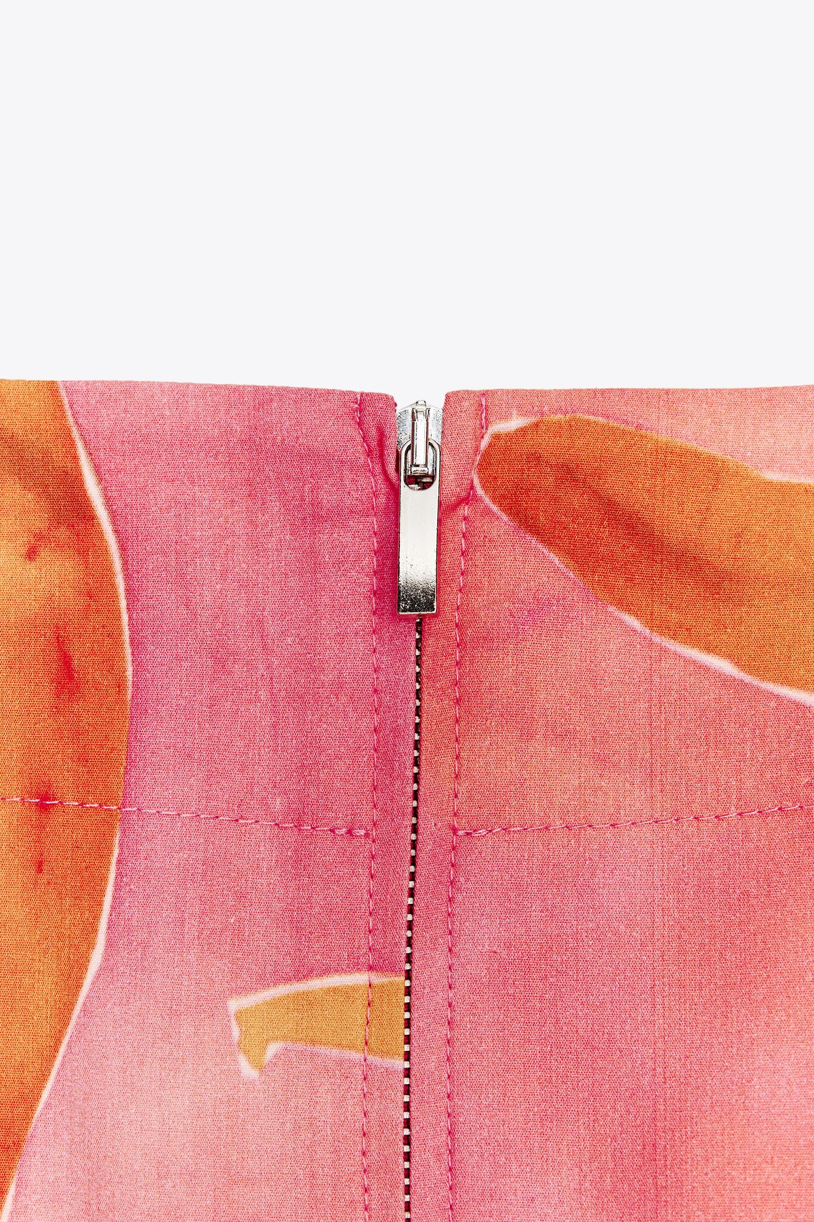 ZW COLLECTION PRINTED MIDI SKIRT Product Image