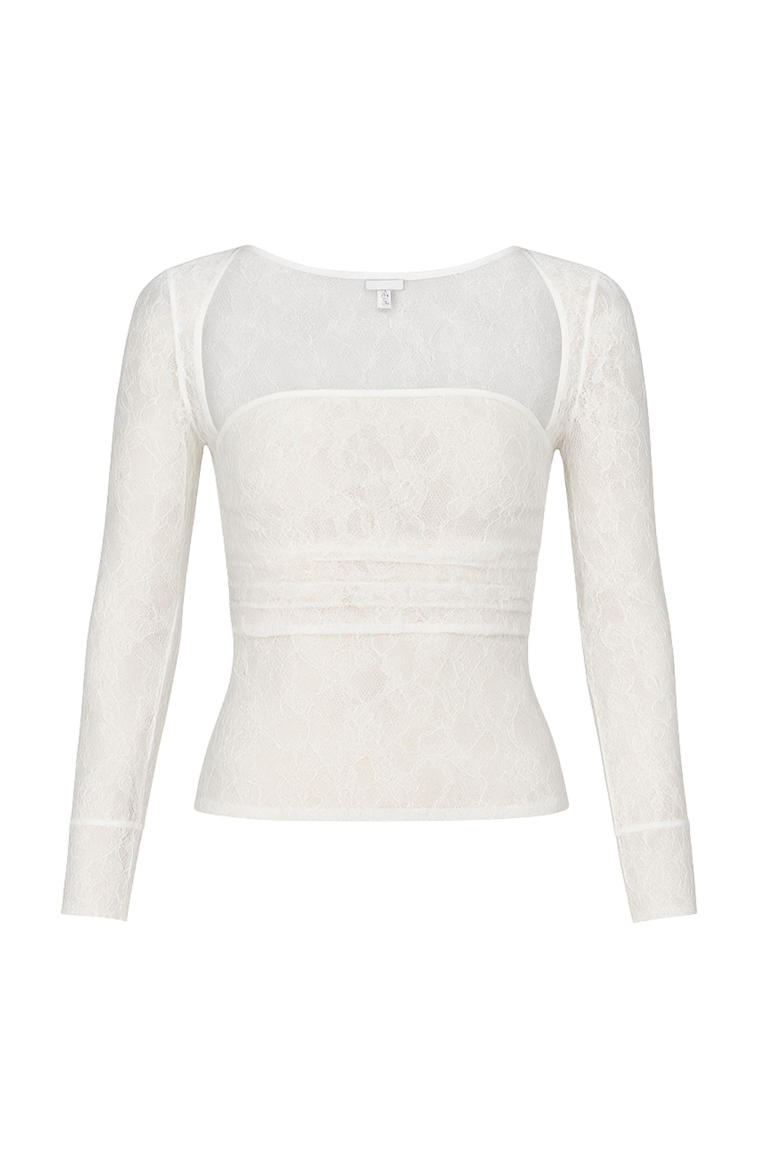 IRIS TOP - DOVE LACE Product Image