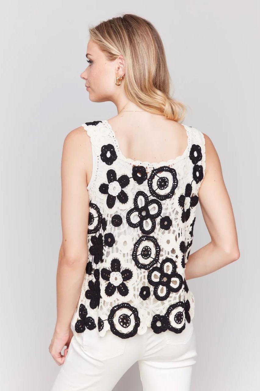 Floral Crochet Top Product Image