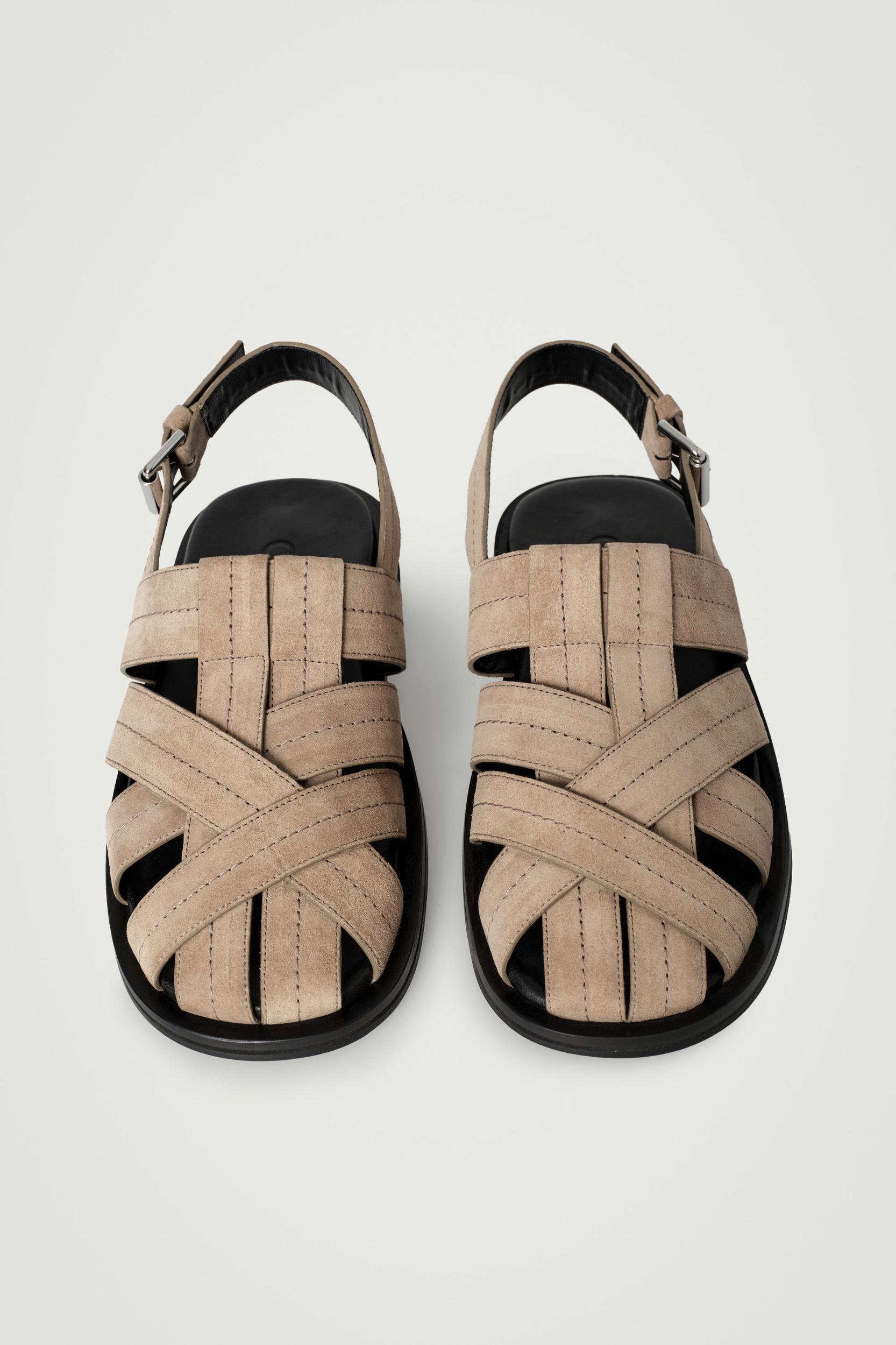 SUEDE FISHERMAN SANDALS Product Image