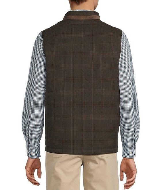 Hart Schaffner Marx Faux Suede Plaid Reversible Vest Product Image